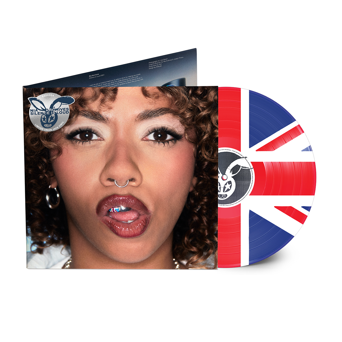 Silence Is Loud: Limited Union Jack Vinyl LP + Signed 10" Art Card