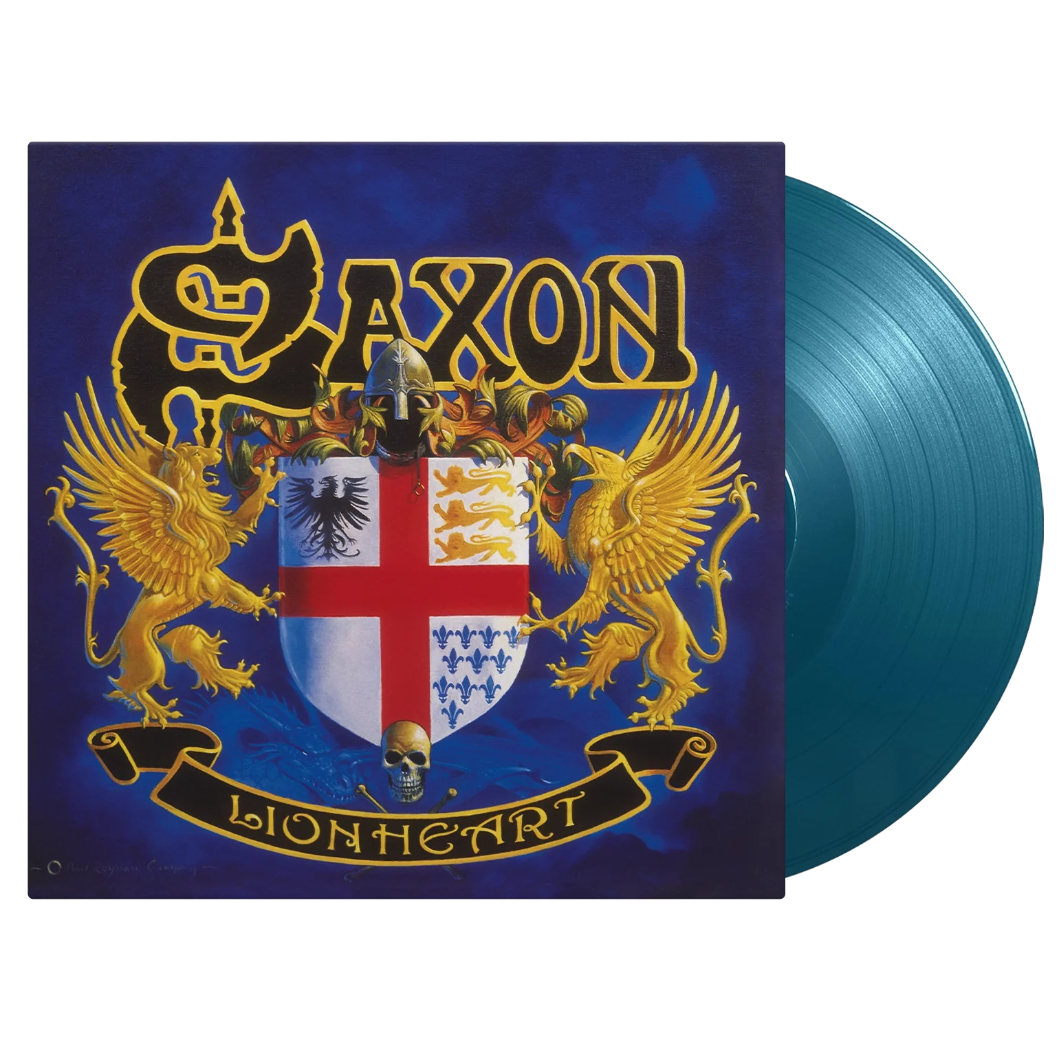 Saxon - Lionheart: Aquamarine Vinyl LP