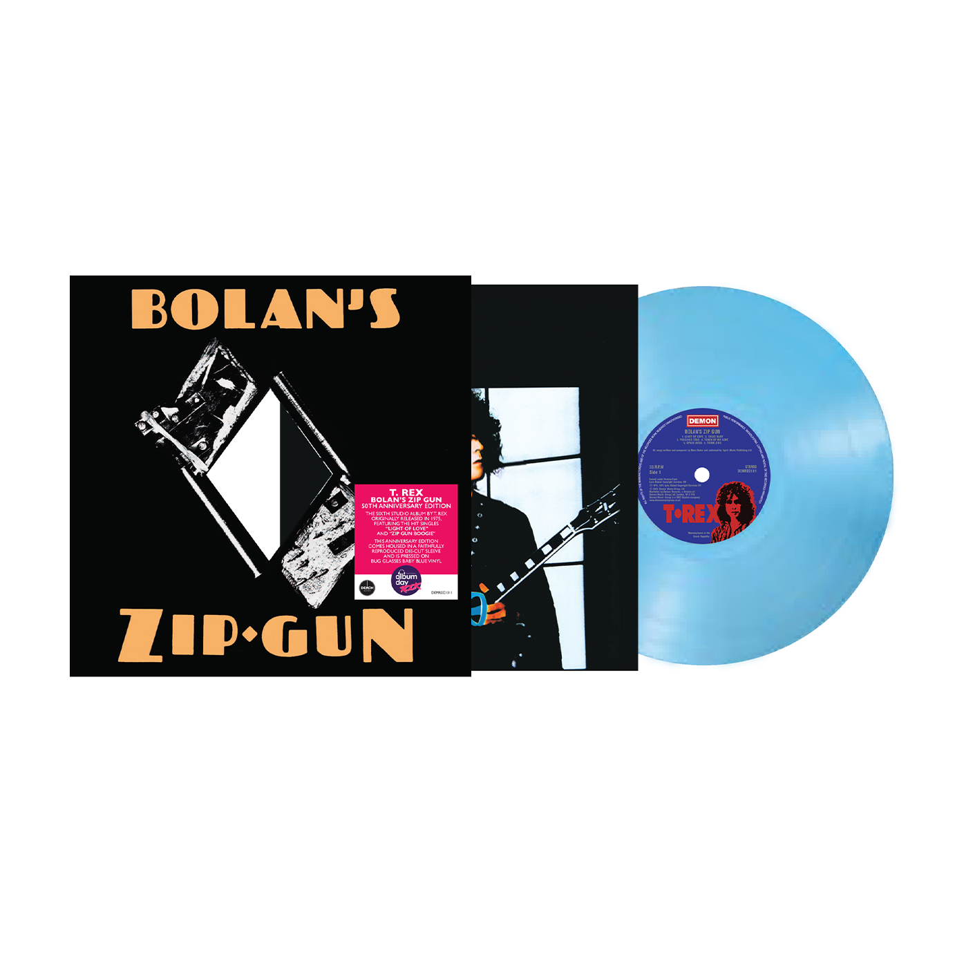 T. Rex - Bolan’s Zip Gun: Bug Glasses Baby Blue Vinyl LP [NAD 2025]