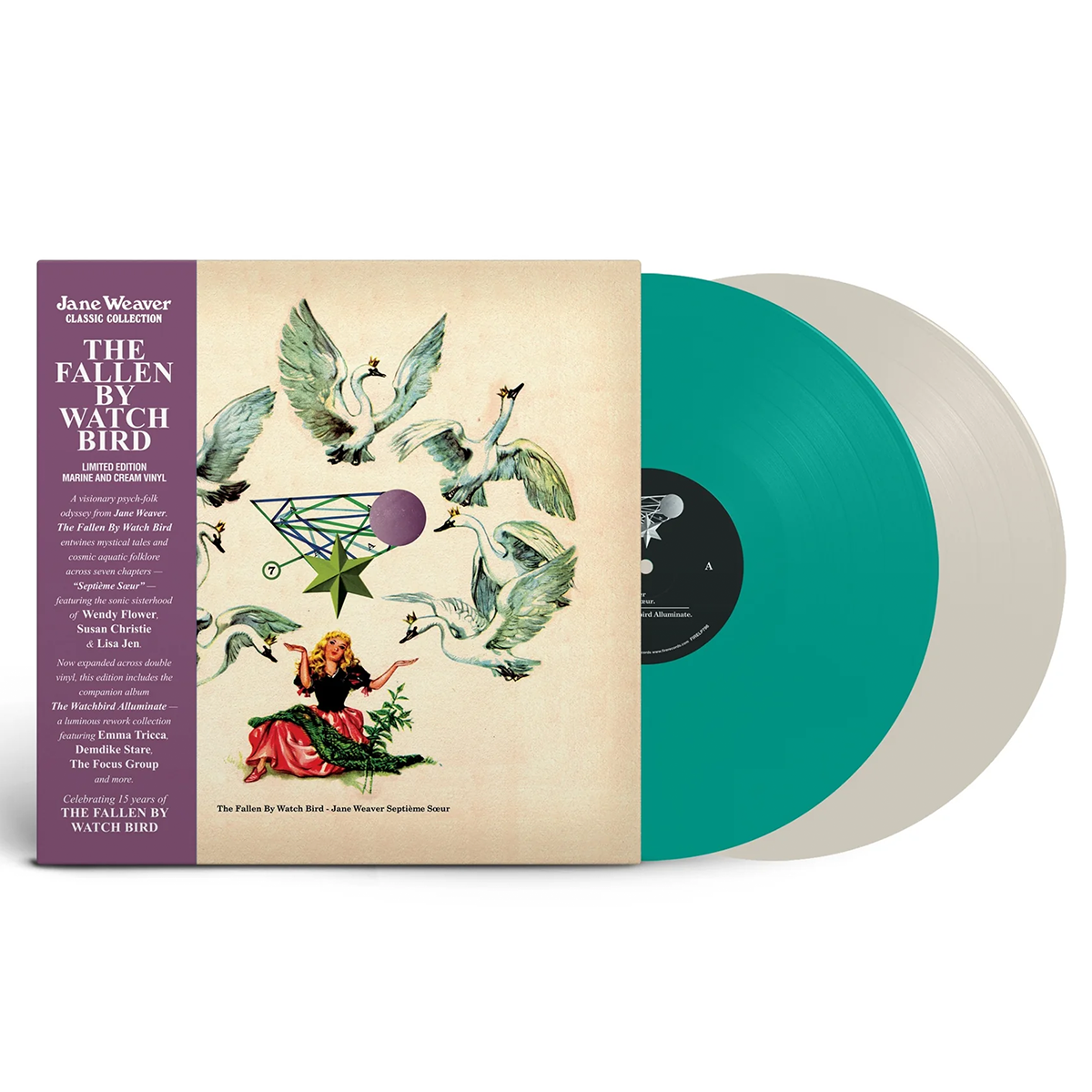Jane Weaver - The Fallen By Watch Bird (Expanded Edition): Marine and Cream Vinyl 2LP