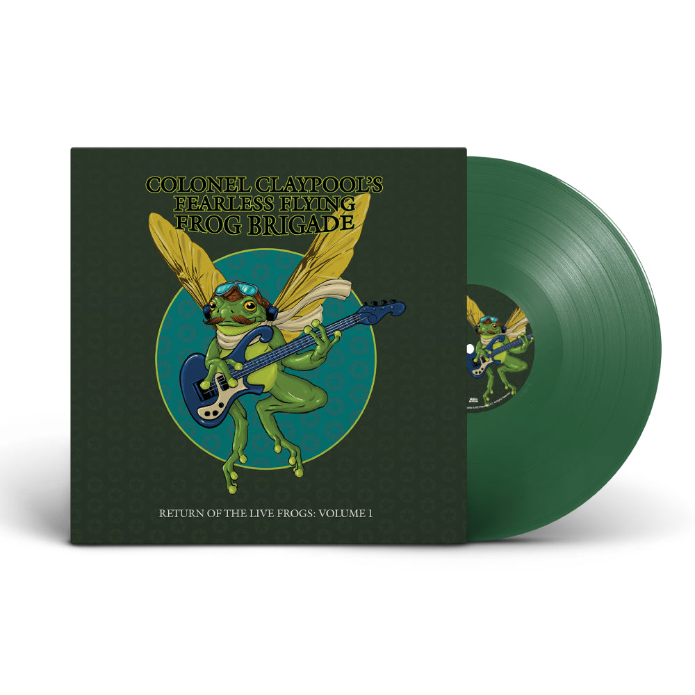Colonel Claypool's Fearless Flying Frog Brigade - Return Of The Live Frogs: Volume 1 Evergreen Vinyl LP