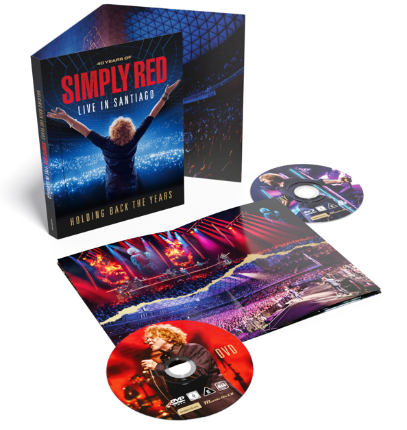 Simply Red - Holding Back The Years: Live In Santiago Blu-Ray & DVD