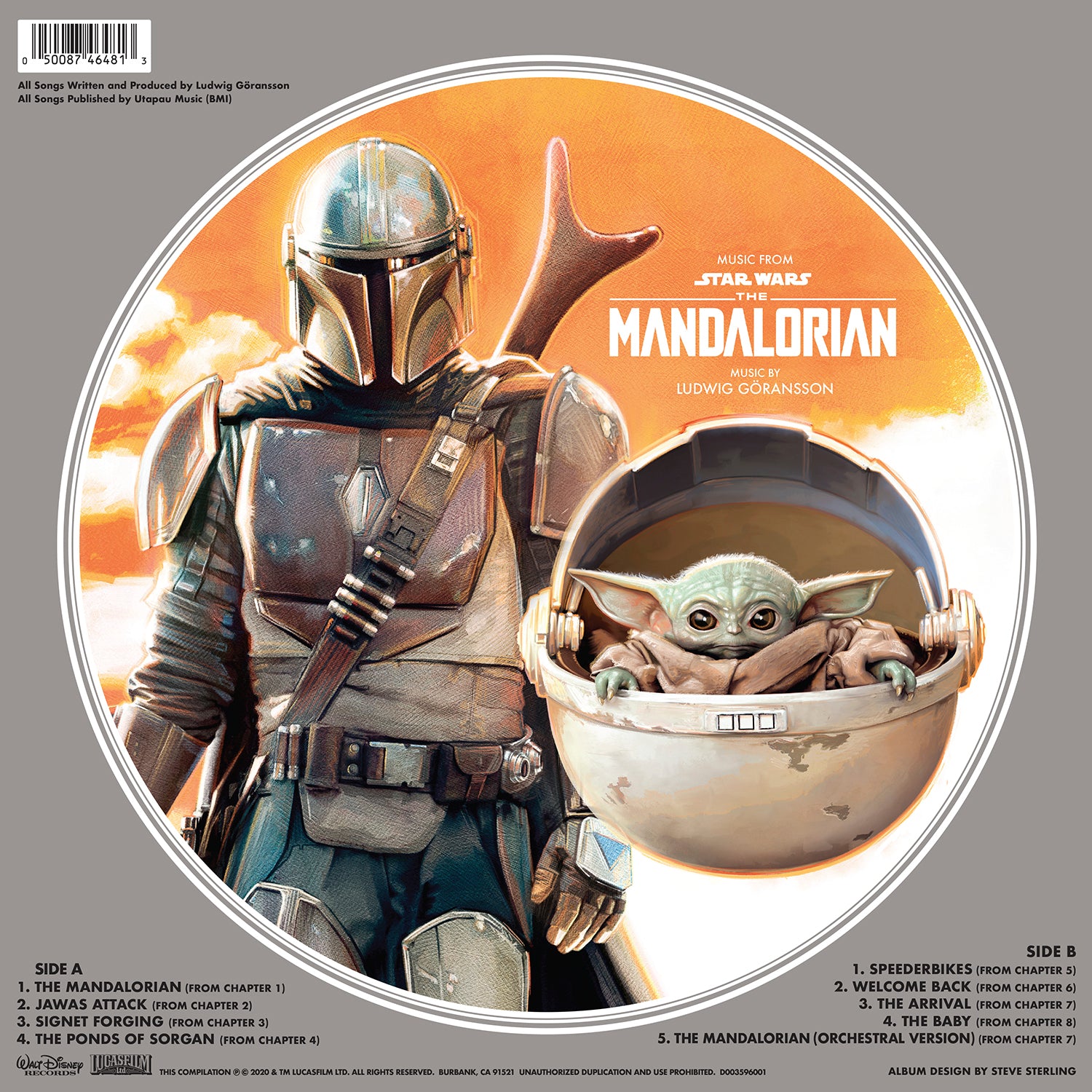 Ludwig Göransson - The Mandalorian: Picture Disc Vinyl LP