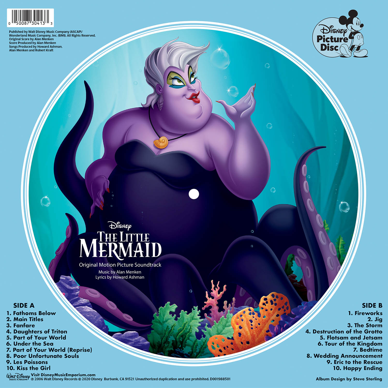Various Artists - The Little Mermaid: Picture Disc Vinyl LP