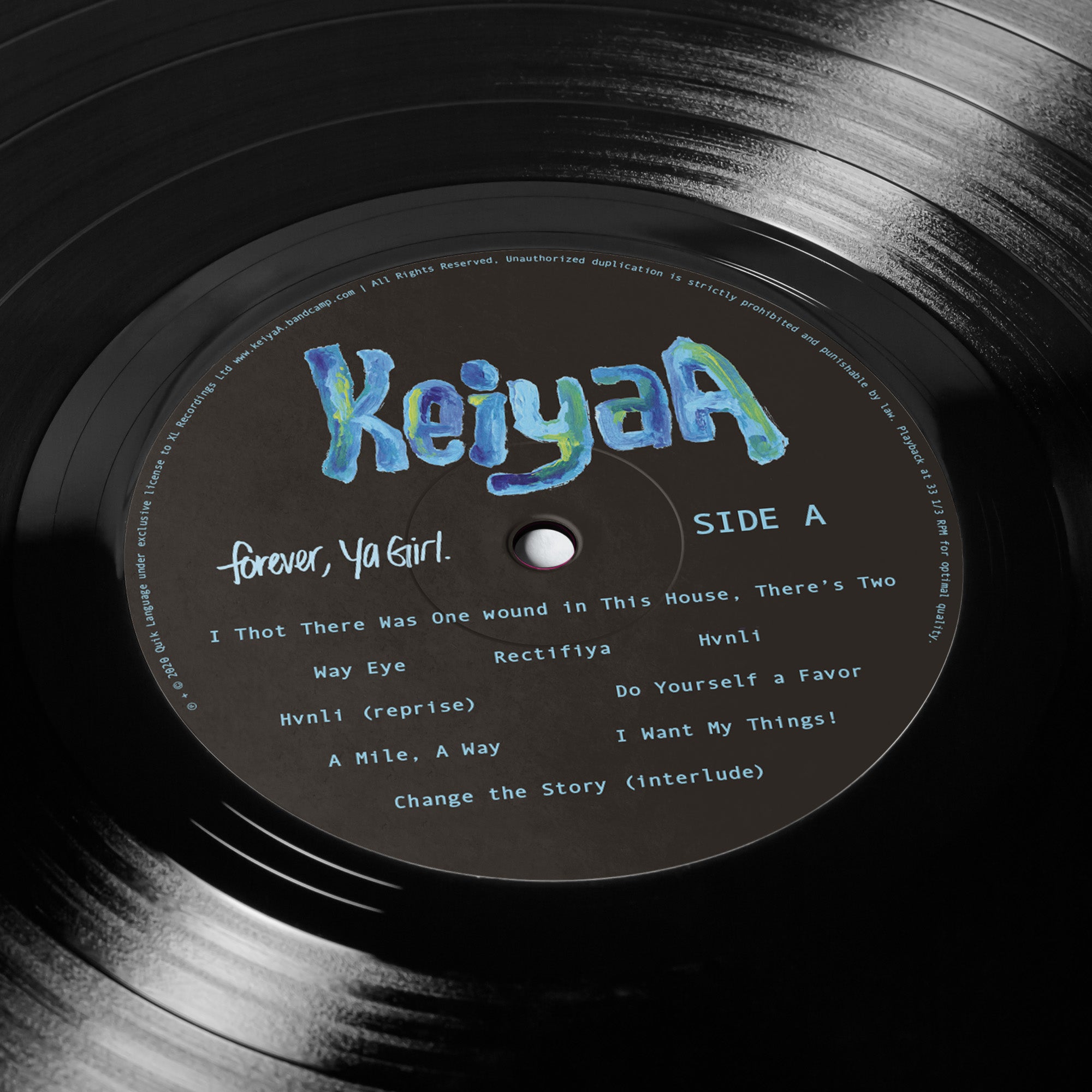 keiyaA - Forever, Ya Girl: Vinyl LP