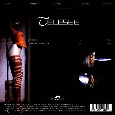 Celeste - Every Day: Limited Clear Vinyl 7" Single