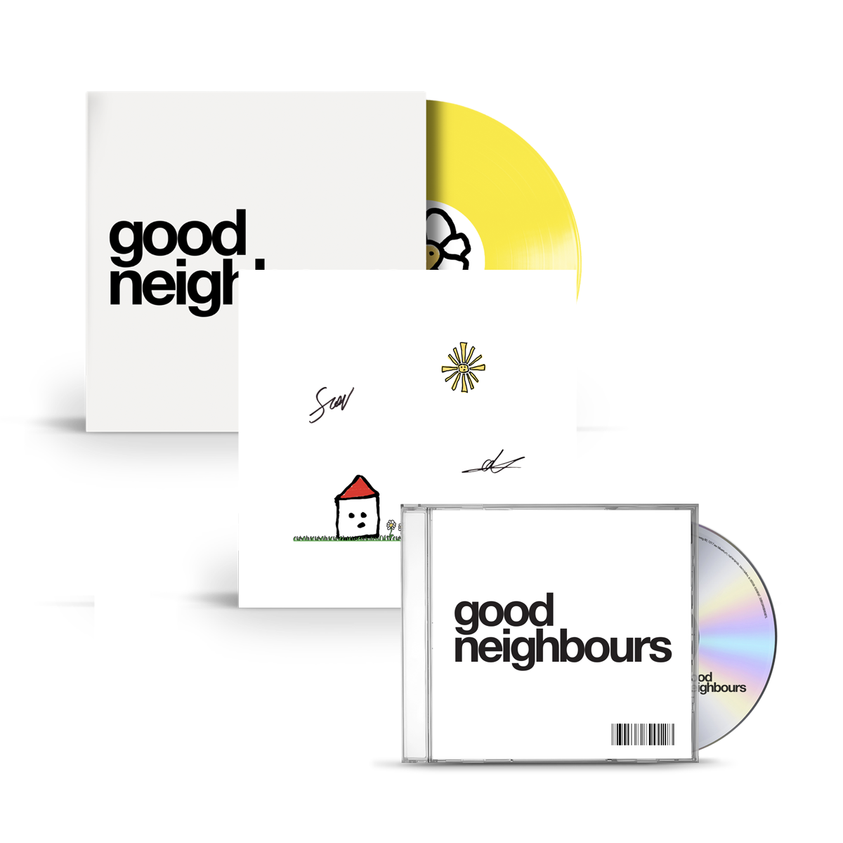 Good Neighbours: Limited Yellow Vinyl EP, CD + Signed Art Card