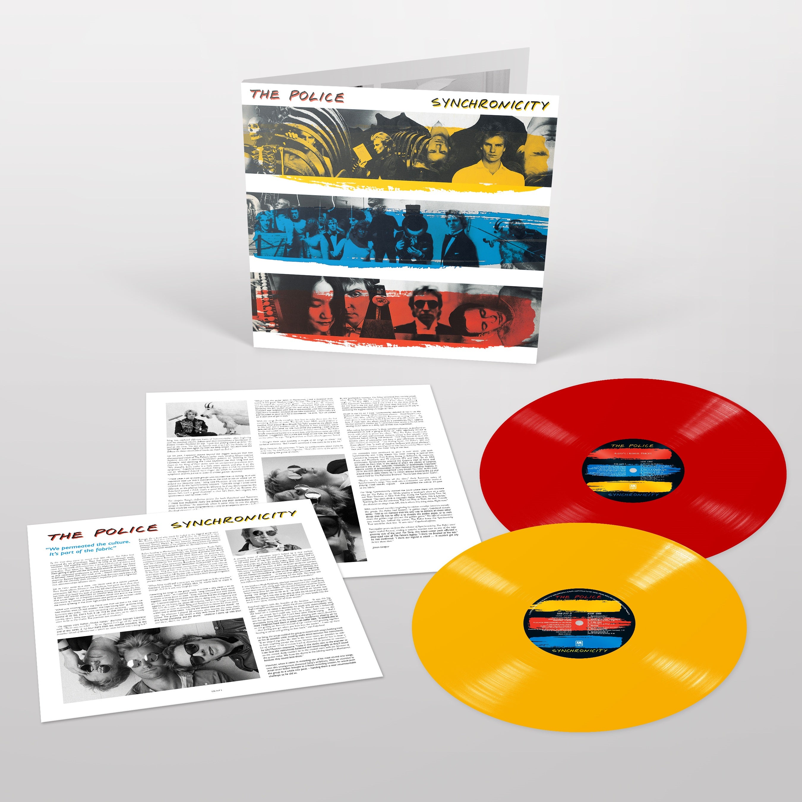 The Police - Synchronicity: Exclusive Red & Yellow Vinyl 2LP
