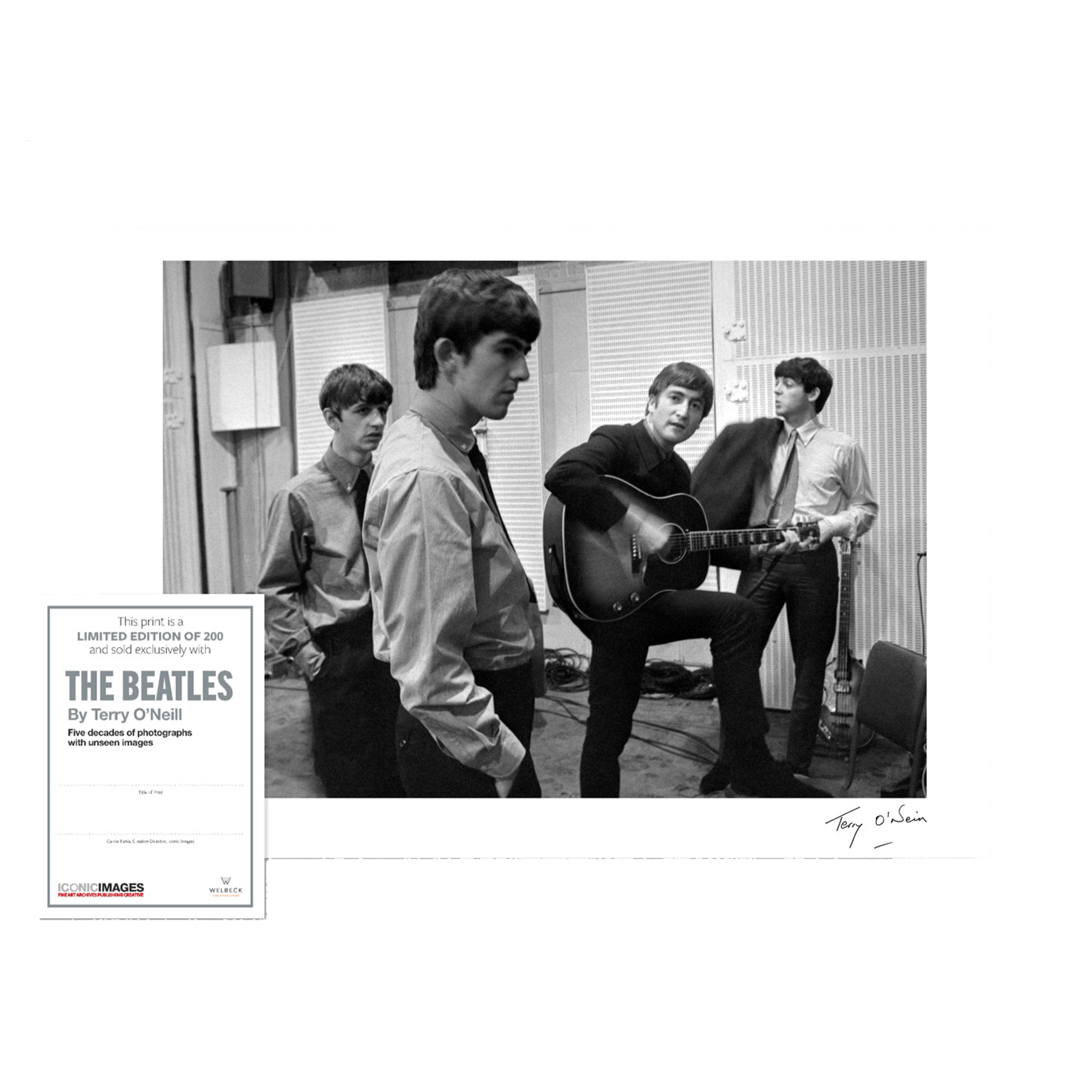 Terry O'Neill - The Beatles by Terry O'Neill - Five Decades of Photographs: Deluxe Edition Hardback Book