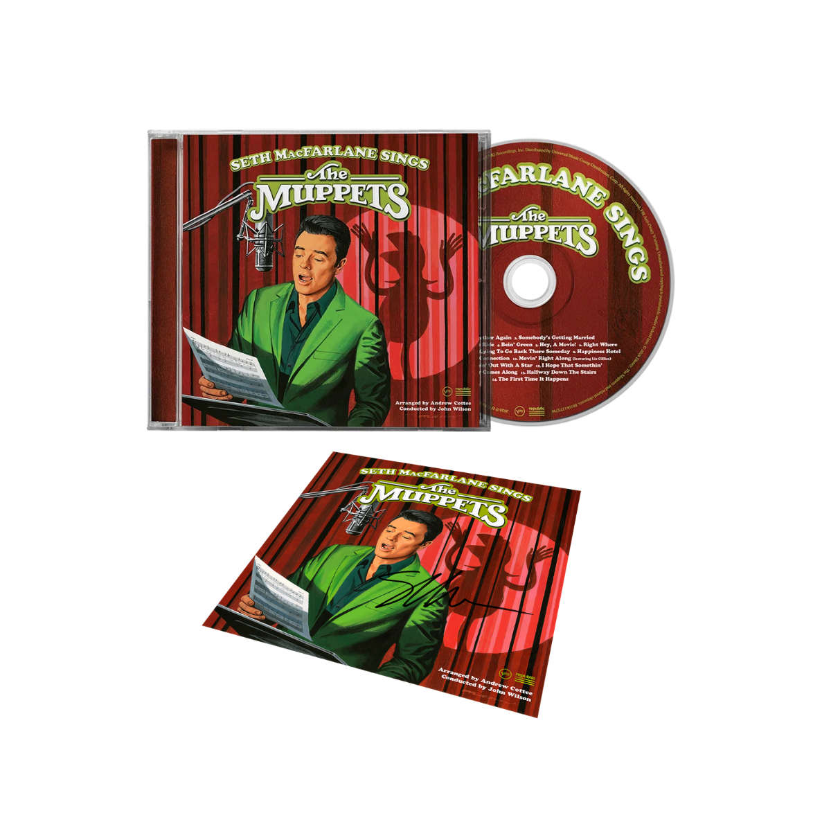 Seth MacFarlane Sings The Muppets - CD & Signed Print