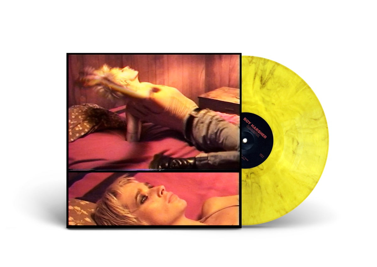 Boy Harsher - Careful: Yellow & Black Marble Vinyl LP.