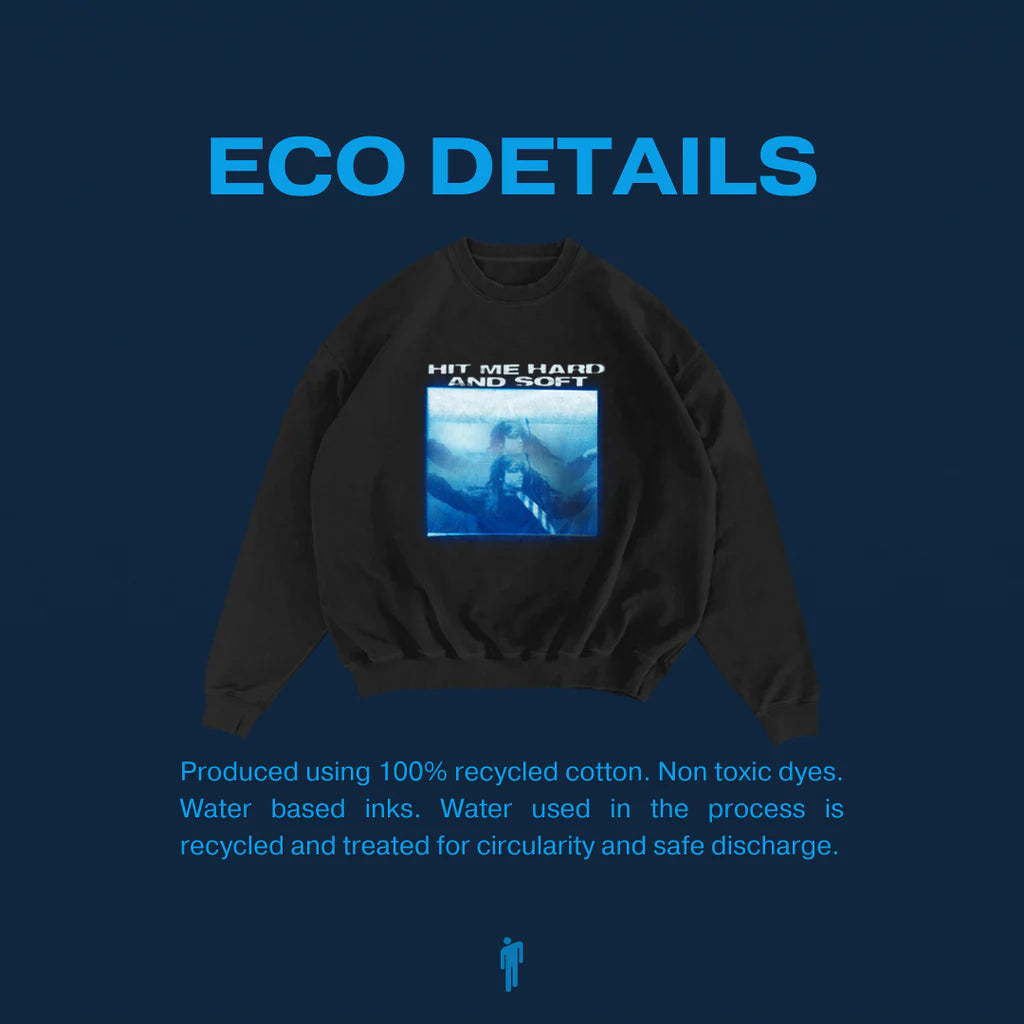 Billie Eilish - Underwater Black Crewneck Sweatshirt