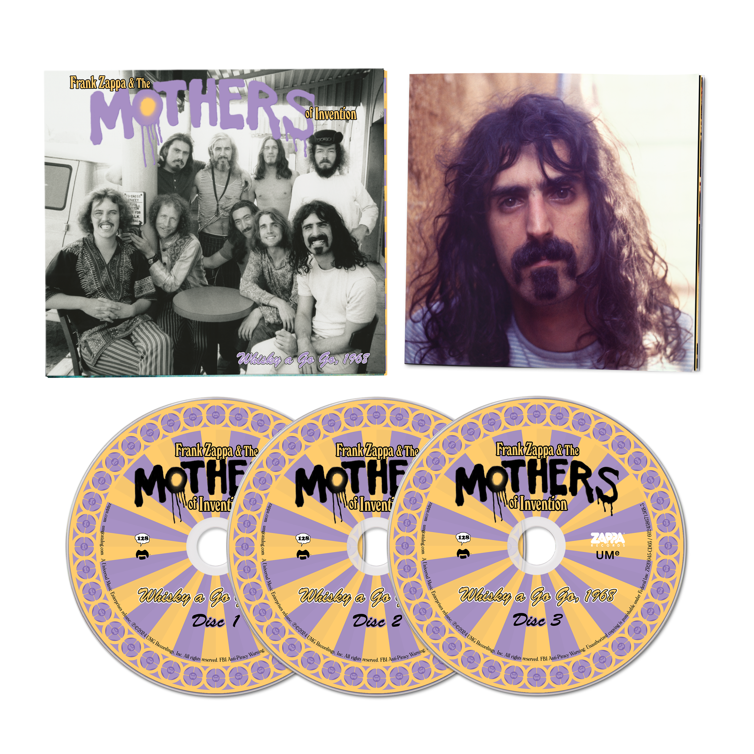 Frank Zappa & The Mothers Of Invention - Live At The Whisky A Go Go, 1968: 3CD