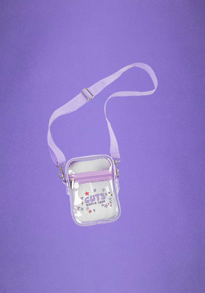 Olivia Rodrigo - GUTS world tour clear crossbody bag