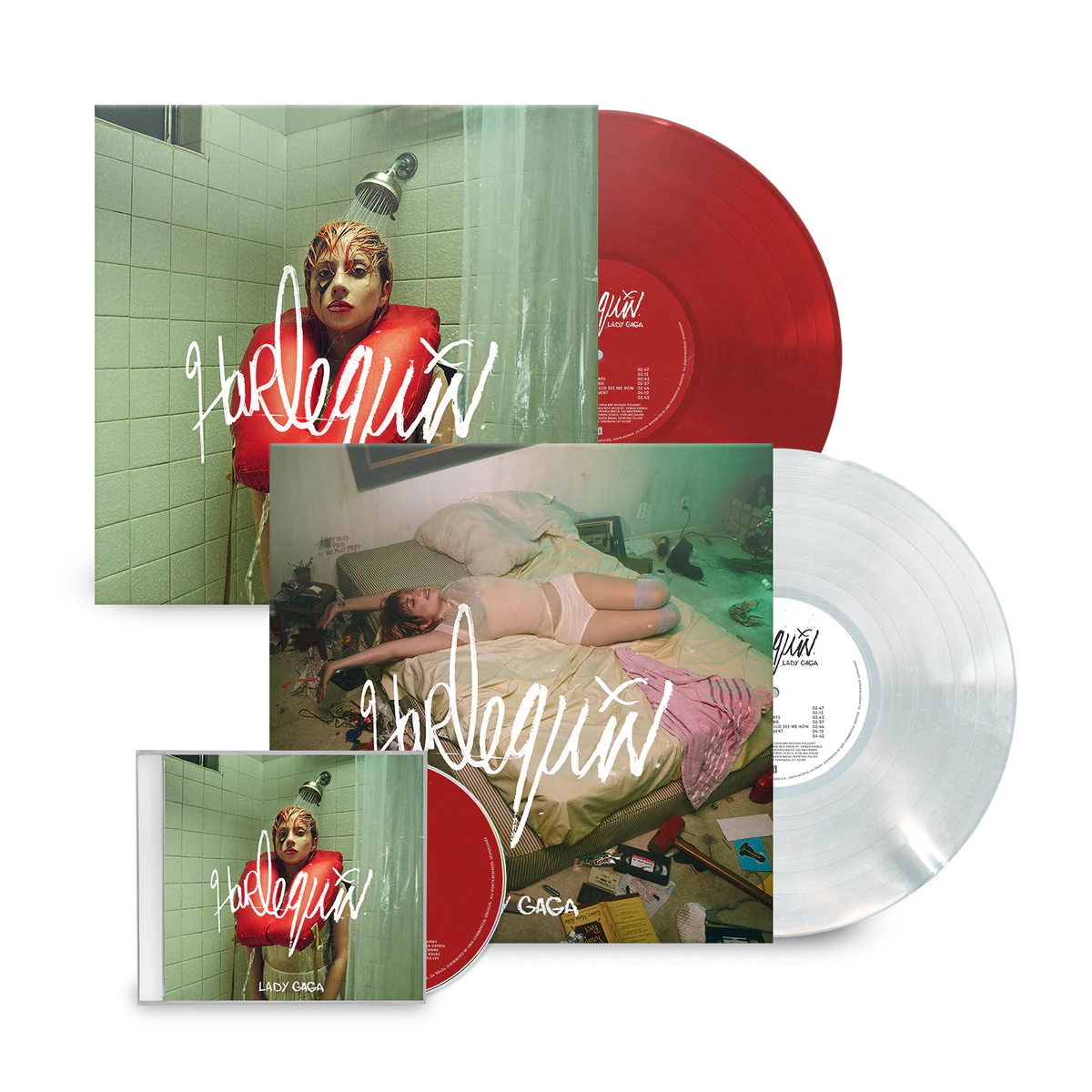 Harlequin: Limited Clear Vinyl LP (w/ Alt Sleeve), Red Vinyl LP + CD