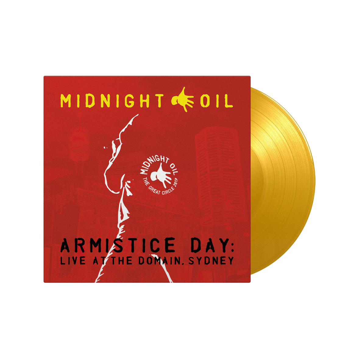 Midnight Oil - Armistice Day Live At The Domain, Sydney: Limited Yellow Vinyl 3LP