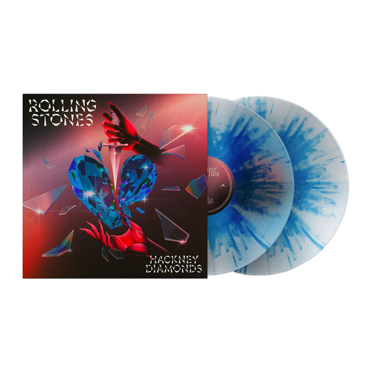 Hackney Diamonds (Anniversary Edition): Limited Splatter Vinyl 2LP + Lithograph Setlist