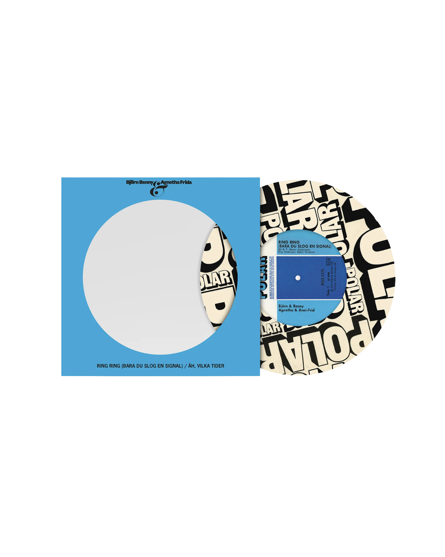 ABBA - Ring Ring (Swedish) / Åh, vilka tider: Picture Disc Vinyl 7" Single