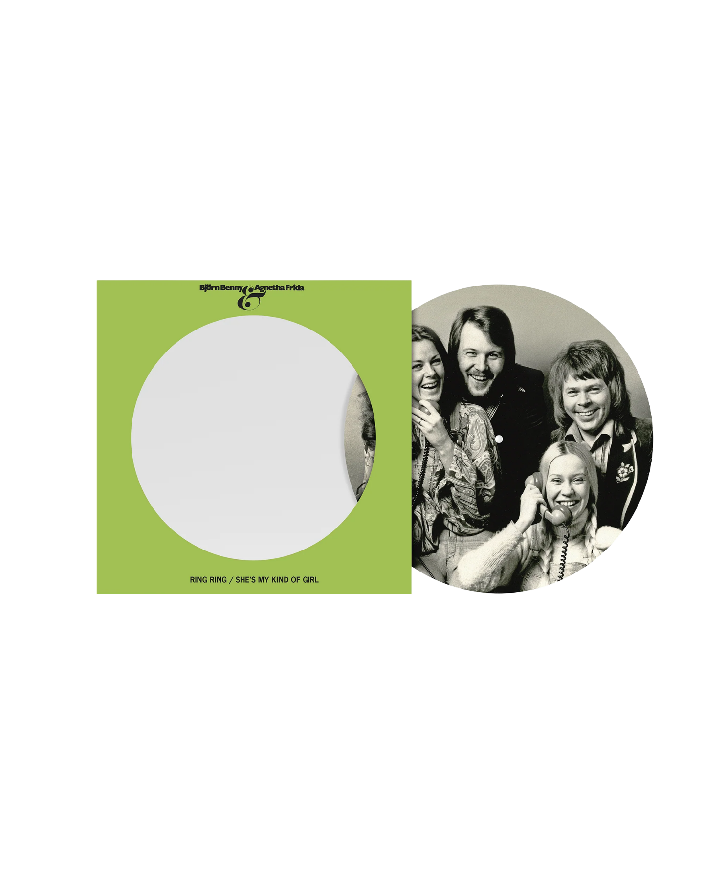 ABBA - Ring Ring (English) / She’s My Kind of Girl: Picture Disc Vinyl 7" Single