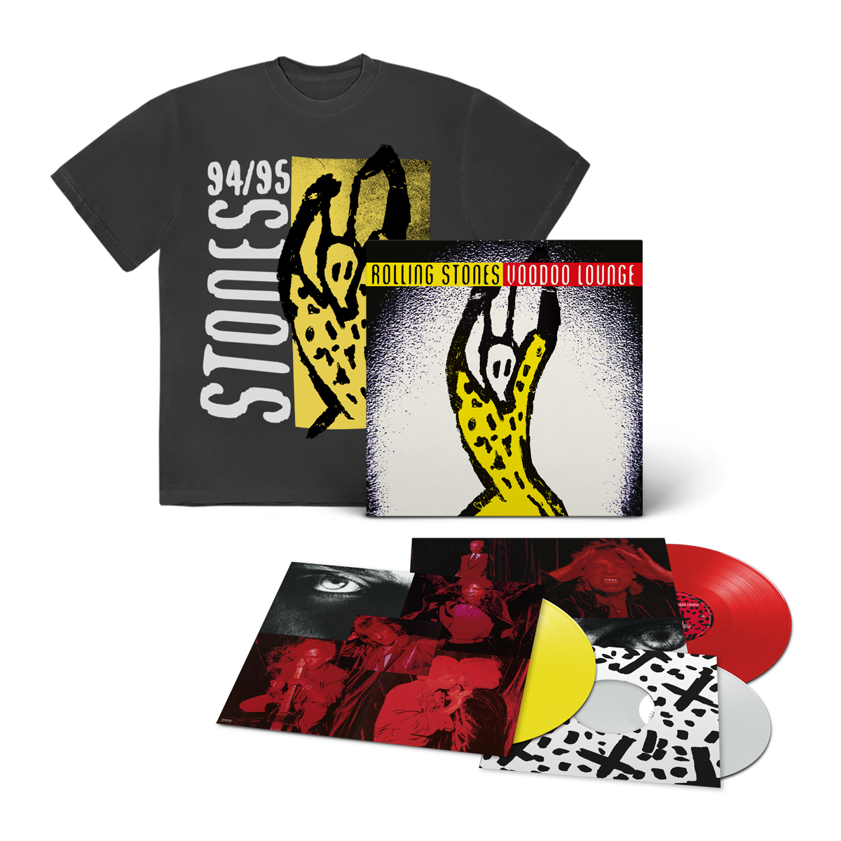 Voodoo Lounge (30th Anniversary): Red & Yellow Vinyl 2LP, Exclusive Bonus 10" + T-Shirt