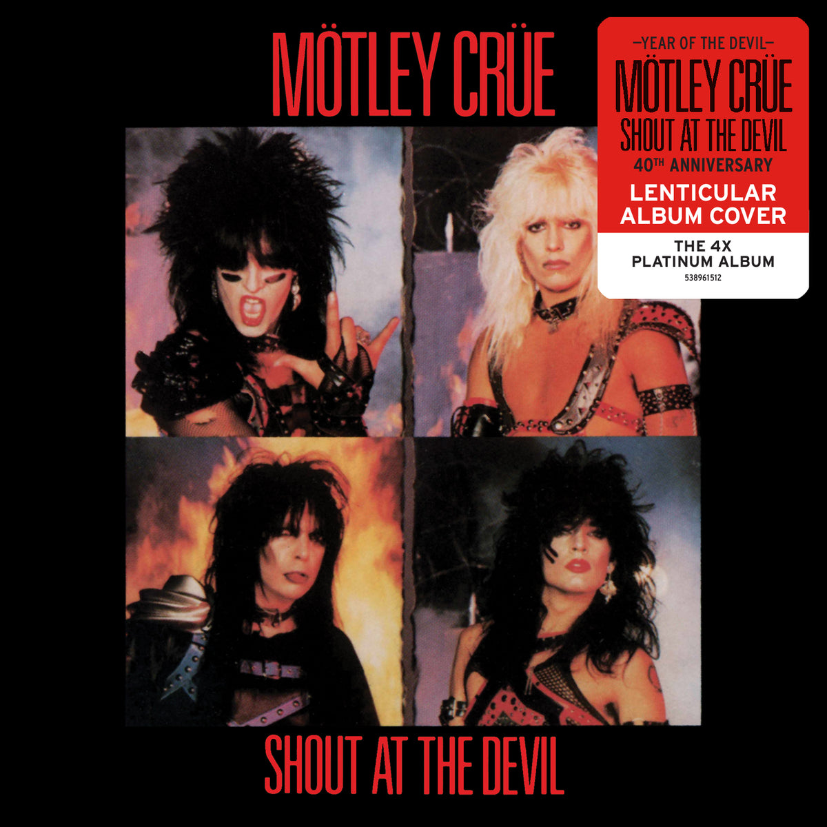 Motley Crue - Shout At The Devil (40th Anniversary): Limited Lenticular Cover CD