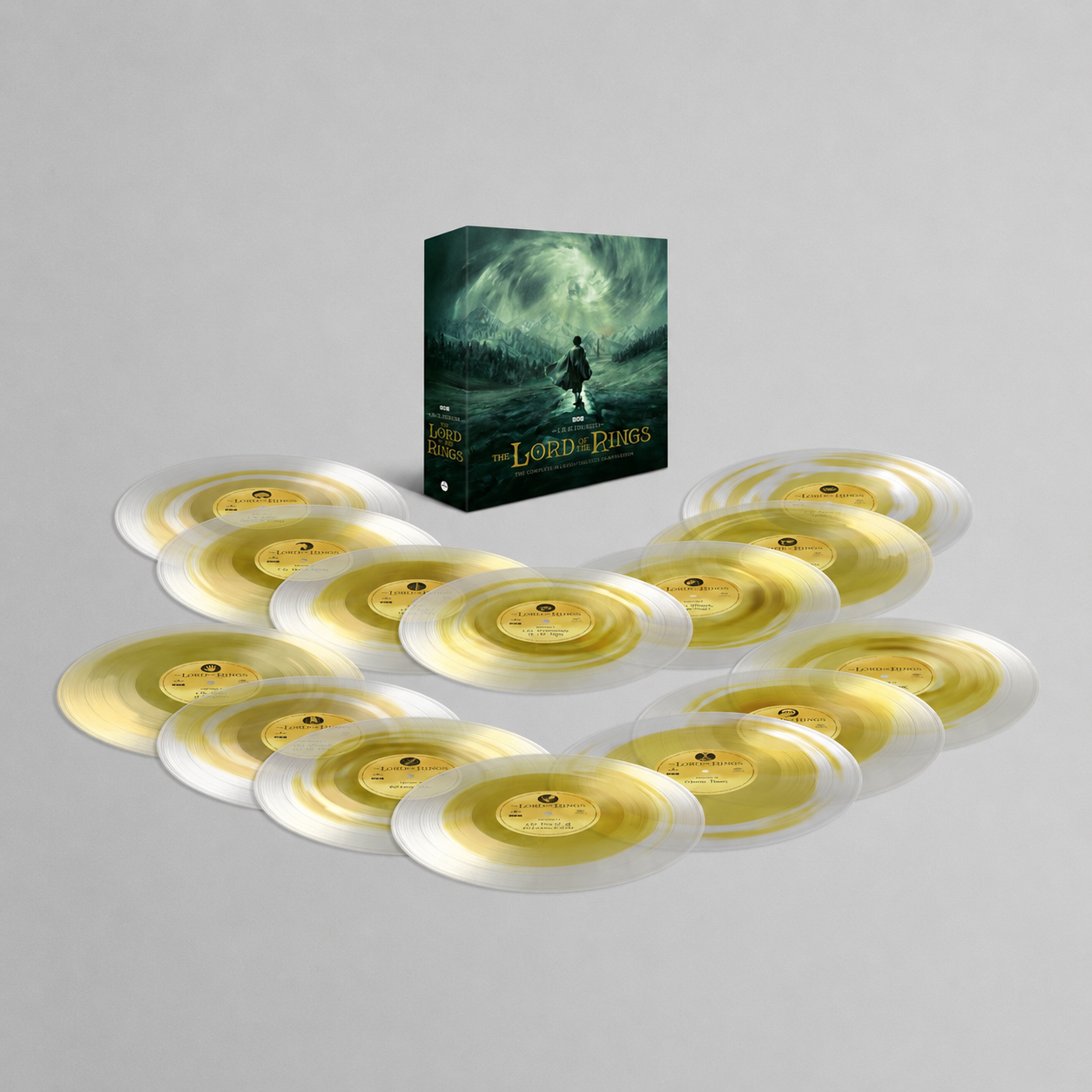 Original Soundtrack - THE LORD OF THE RINGS The Complete BBC Radio Full-Cast Dramatisation: Clear & Forged Gold Vinyl 14 Vinyl Box Set