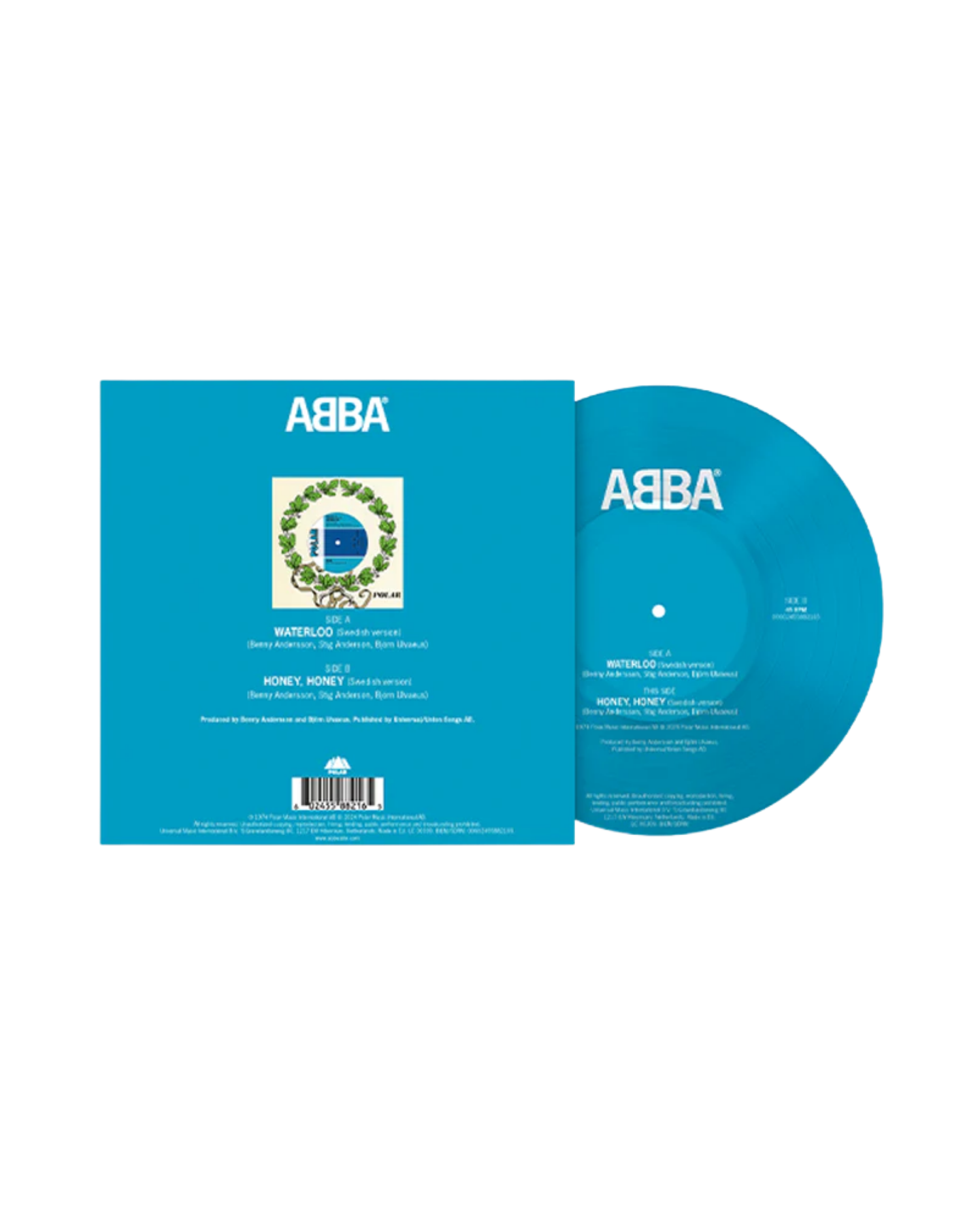 ABBA - Waterloo (Swedish) / Honey, Honey (Swedish): Picture Disc Vinyl 7" Single 7"