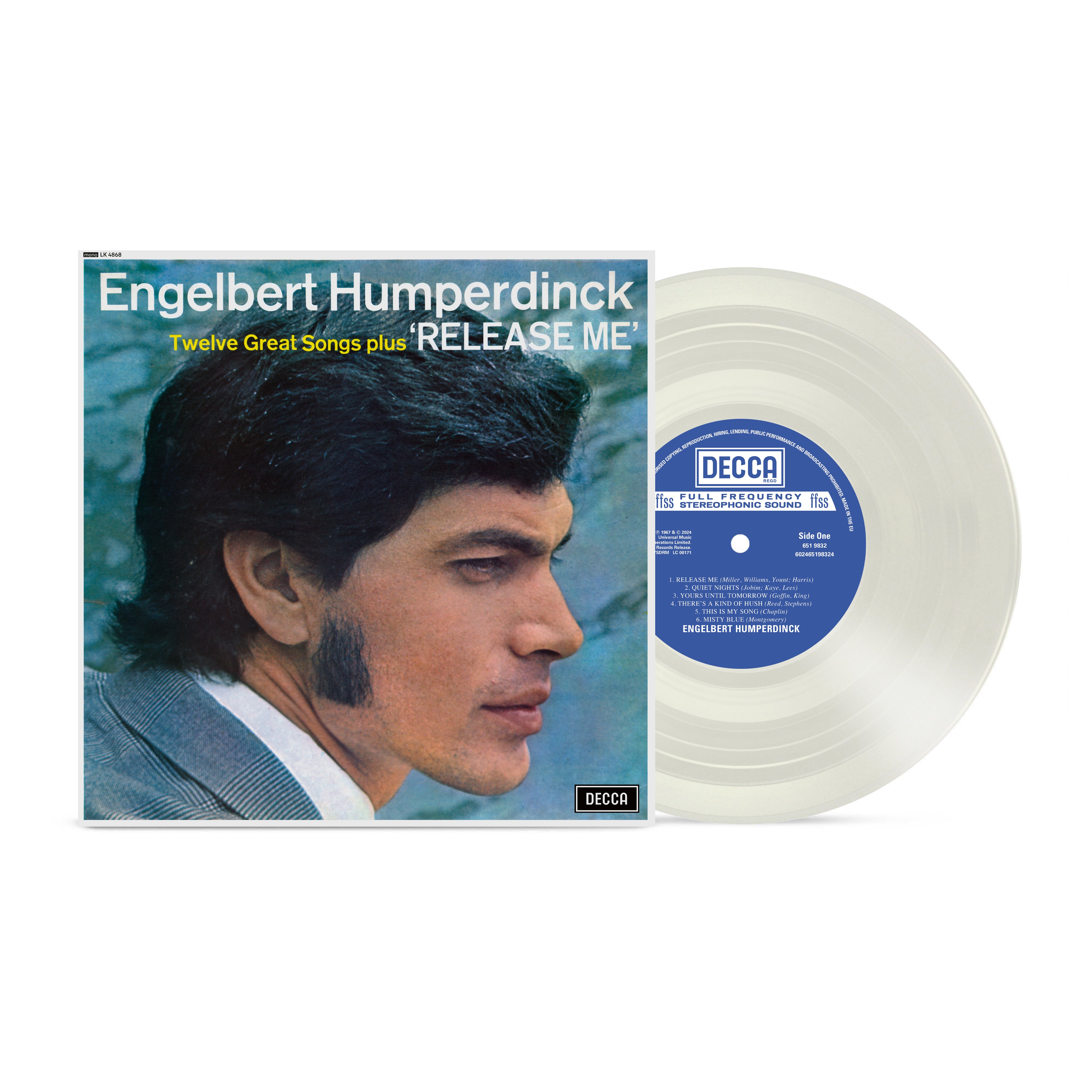 Engelbert Humperdinck - Release Me: Colour Vinyl LP