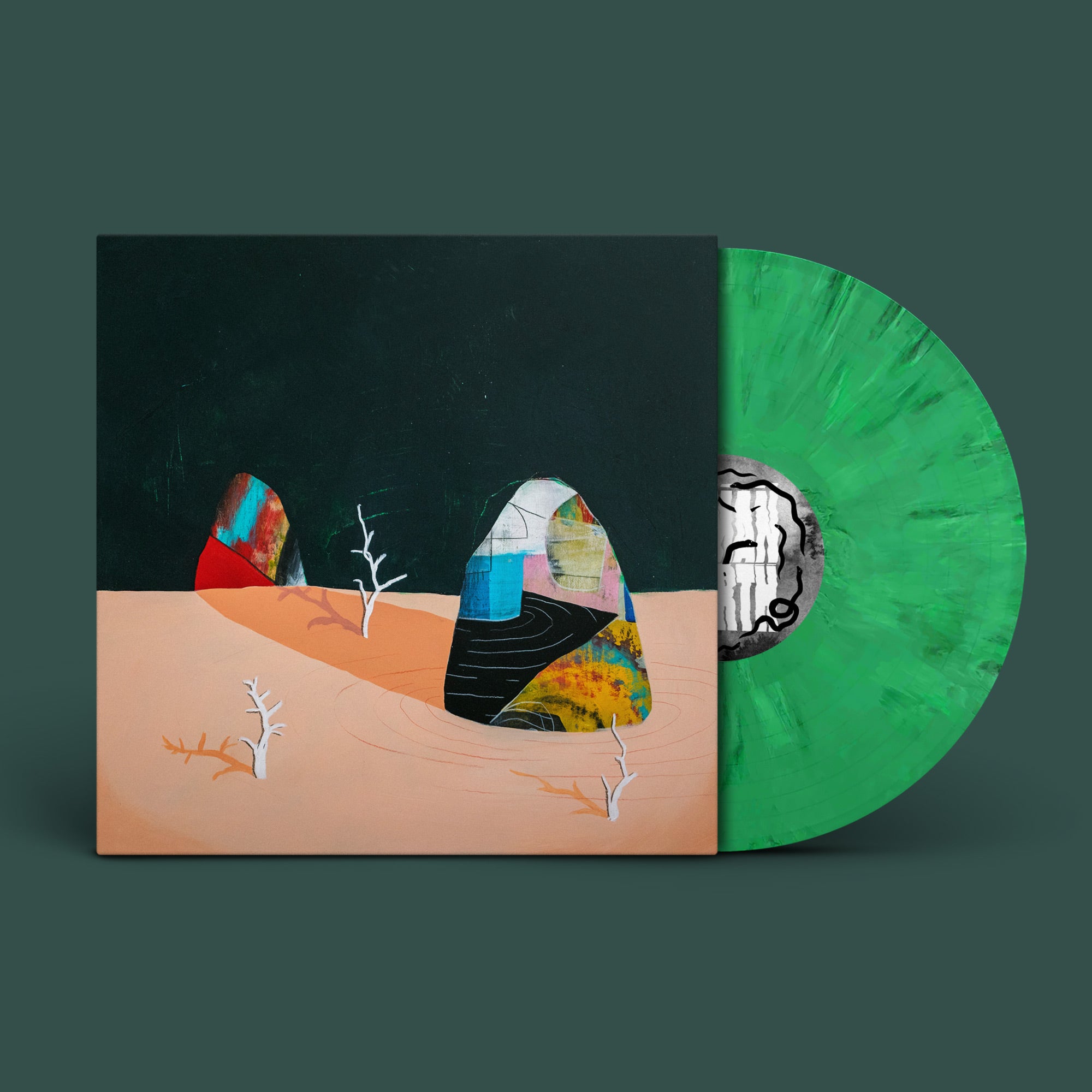 Sly & The Family Drone - Moon Is Doom Backwards: Deluxe Glistening Green Eco Mix Vinyl LP