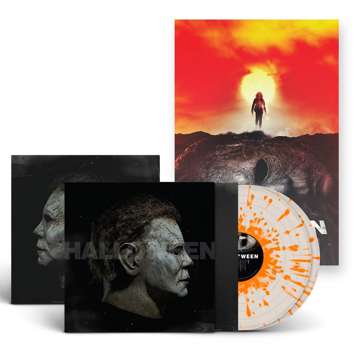 John Carpenter, Cody Carpenter and Daniel Davies  - Halloween - Original Motion Picture Soundtrack  (Expanded 2025 Art Edition): Bone White & Orange Splatter Vinyl 2LP
