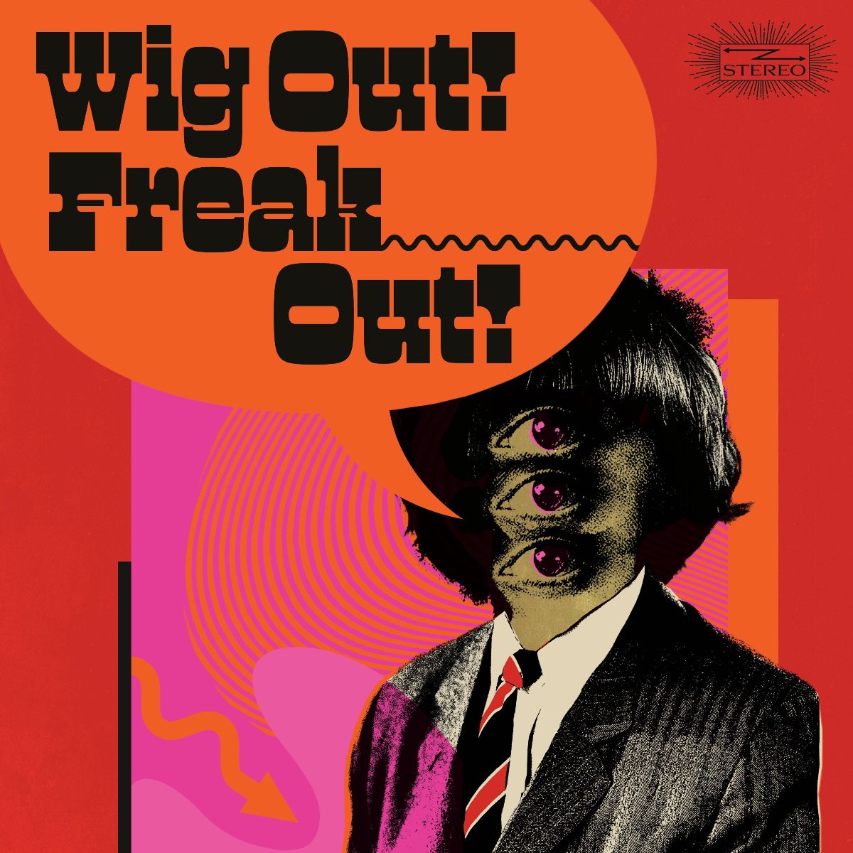 Various Artists - Wig Out! Freak Out! (Freakbeat & Mod Psychedelia Floorfillers 1964-1969): Limited Neon Pink Marble & Orange Vinyl 2LP