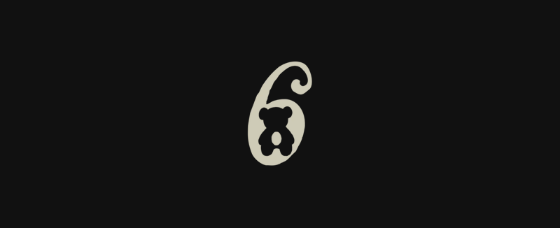 Black banner with 6LACK logo in the centre.
