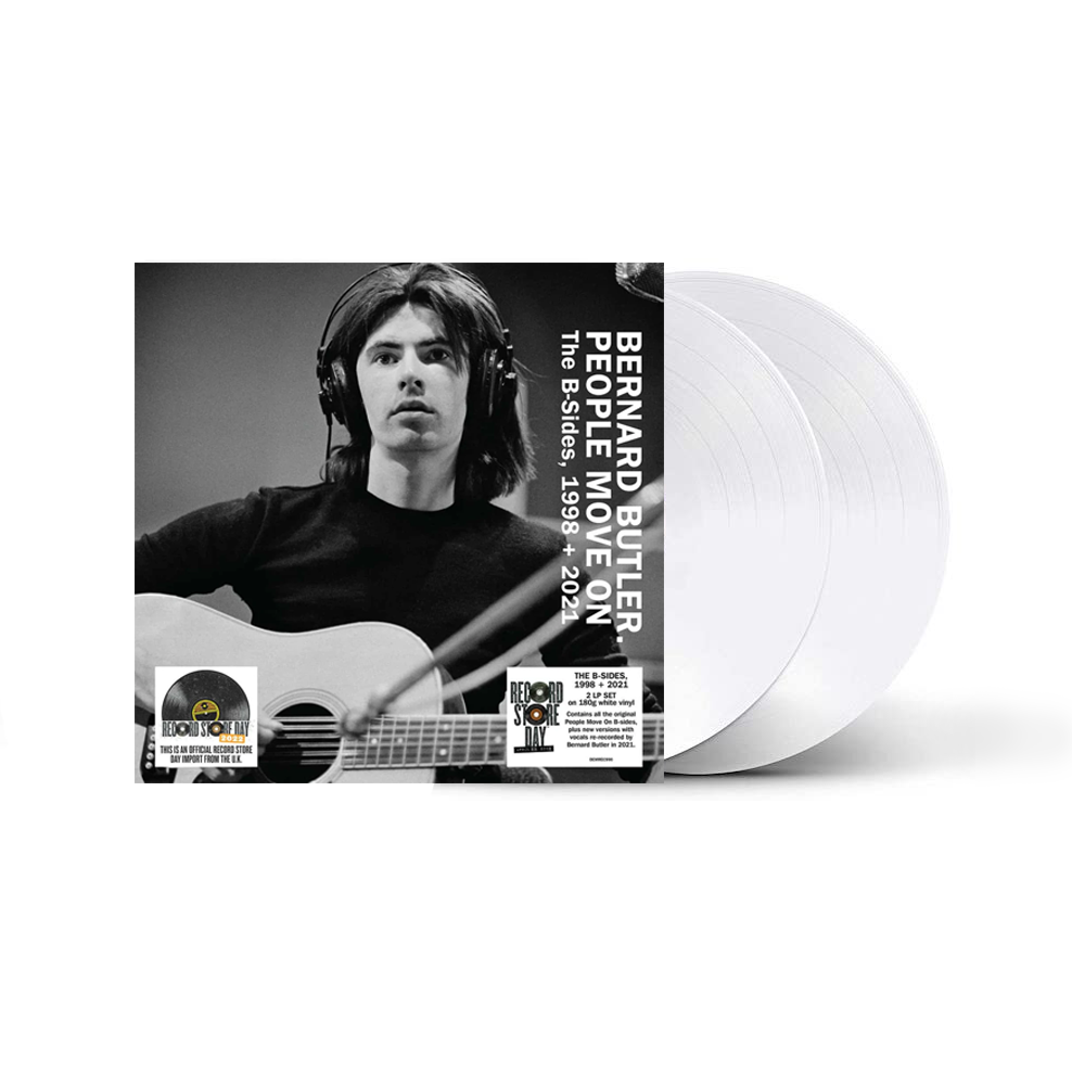 Bernard Butler - People Move On - The B-Sides 1998 + 2021: White Vinyl 2LP