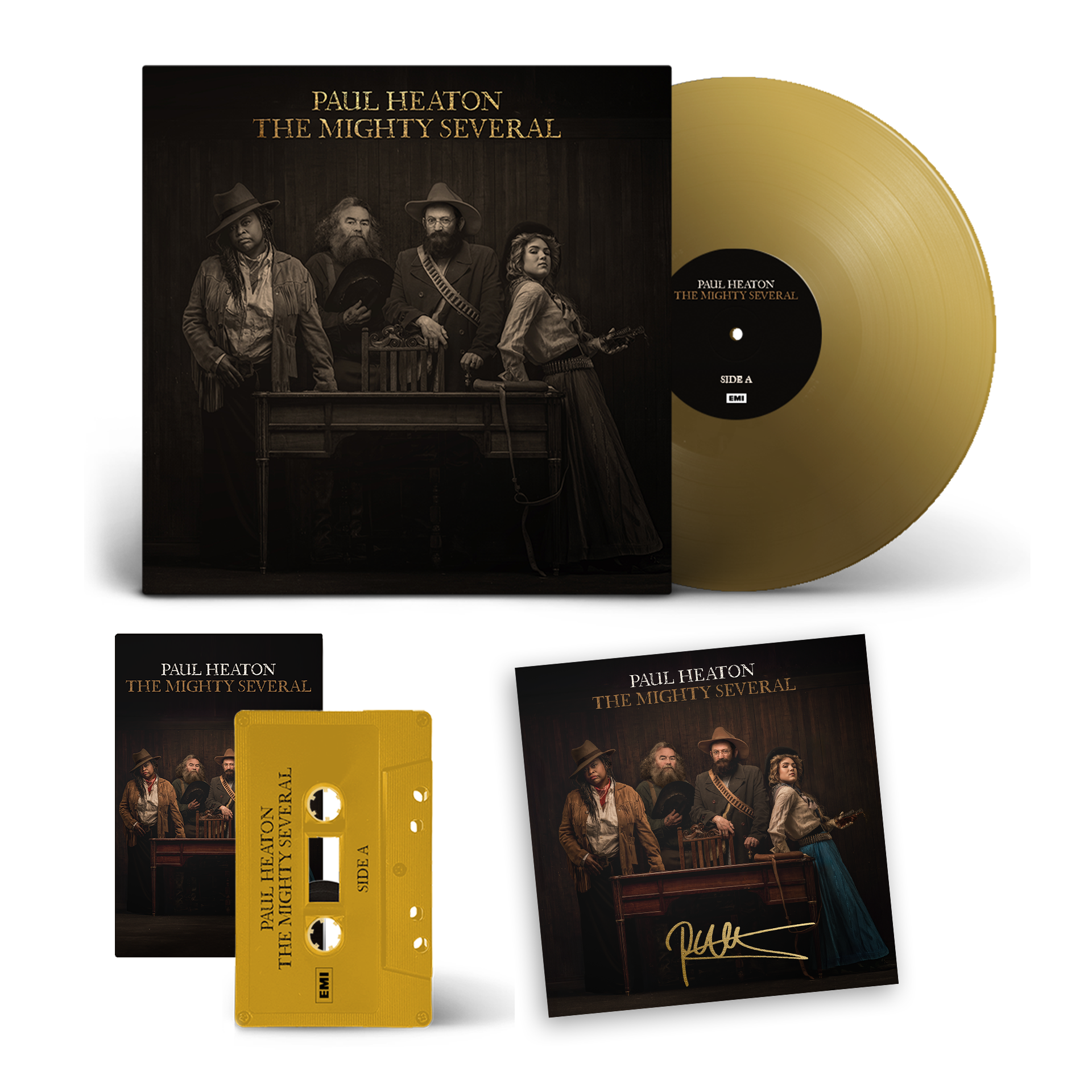 The Mighty Several: Limited Gold Vinyl LP, Cassette + Signed Art Card