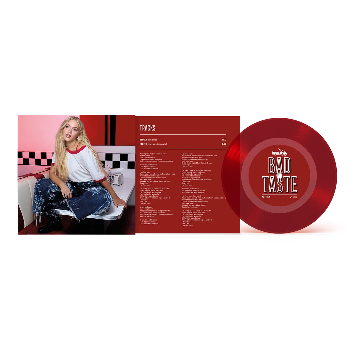 Freya Skye - bad taste [Translucent Red 7"]