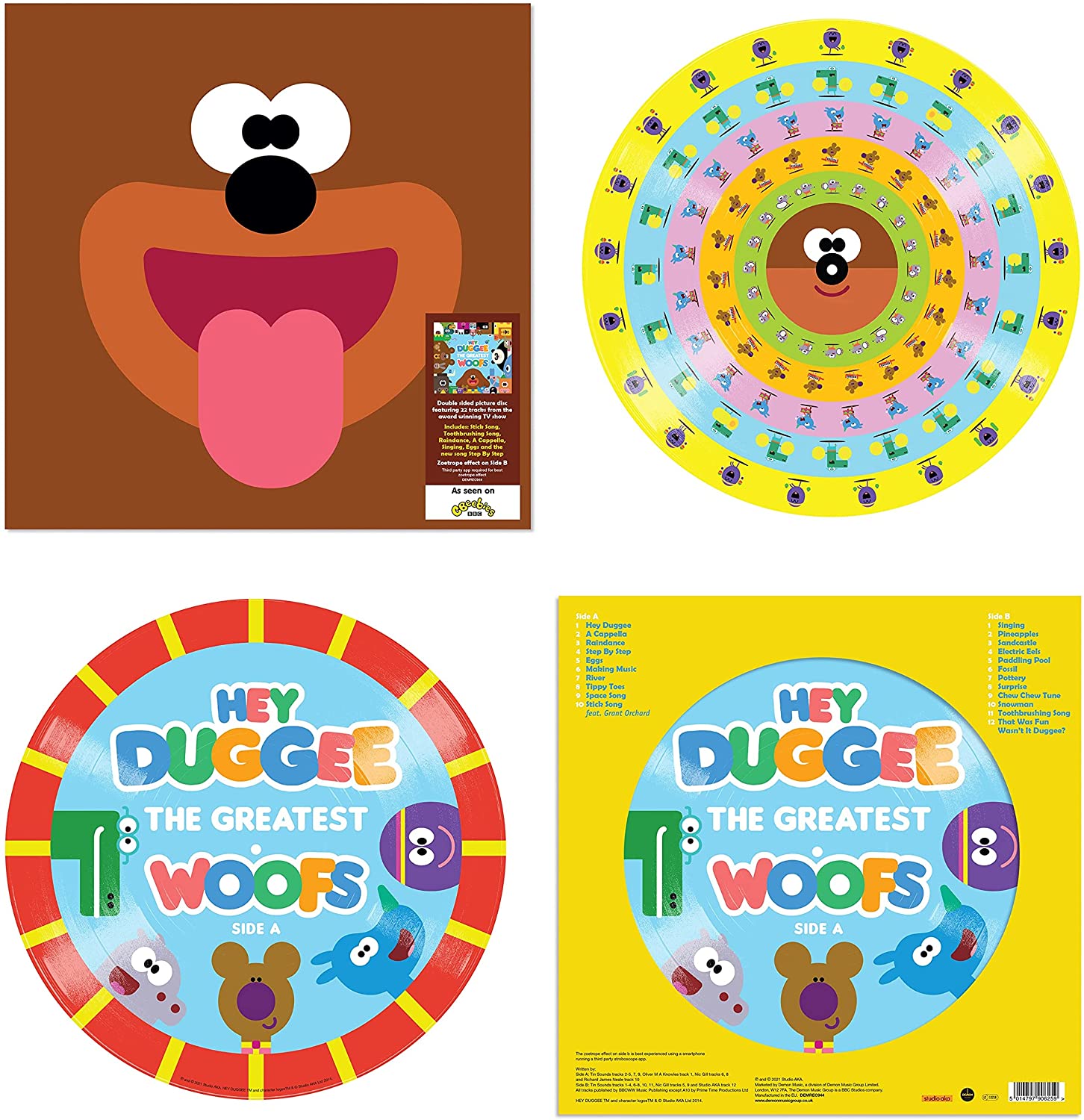 Hey Duggee - The Greatest Woofs: Picture Disc Vinyl LP