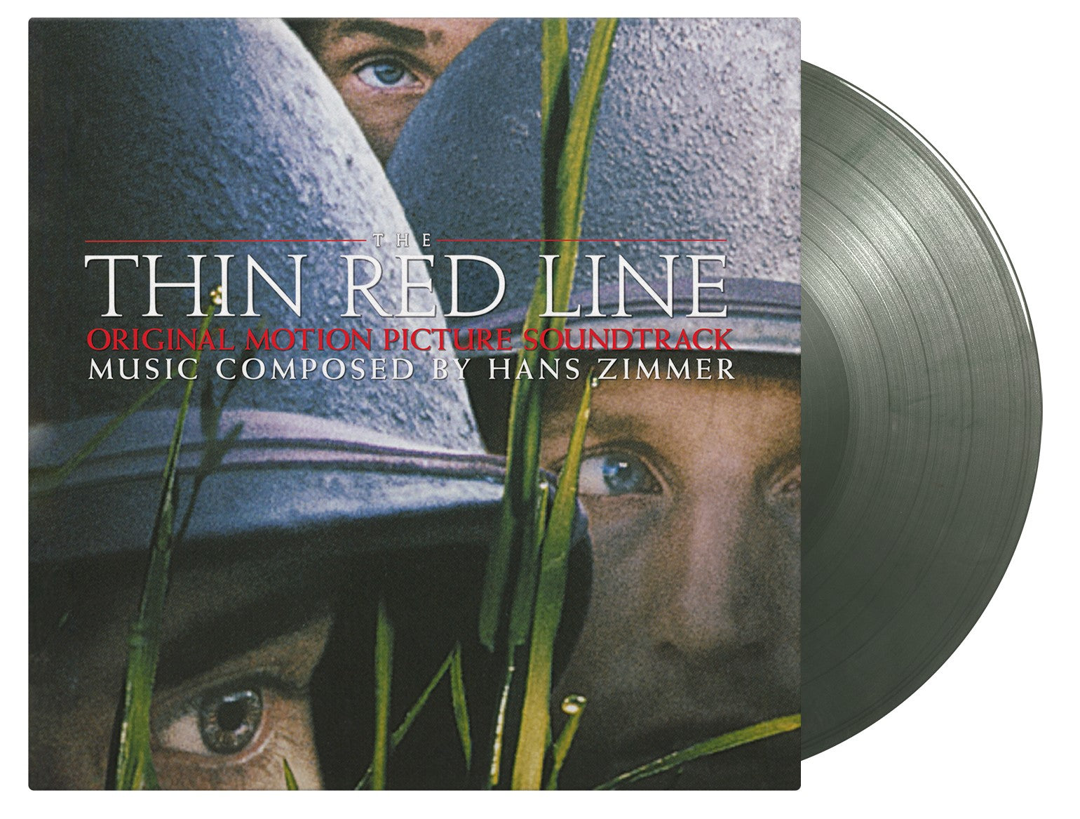 Original Soundtrack - Thin Red Line: Limited Silver & Dark Green Marbled Vinyl LP