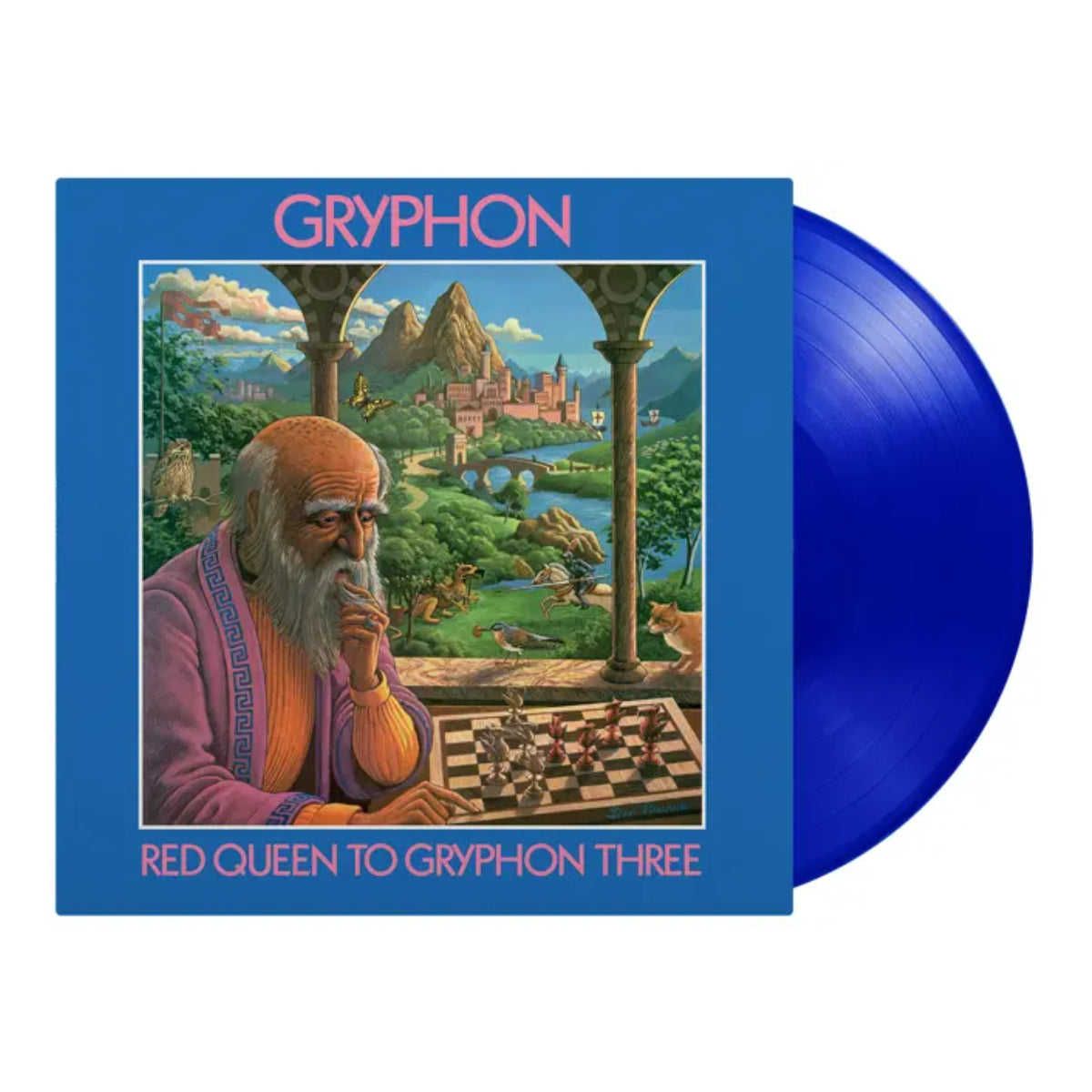 Gryphon - Red Queen To Gryphon Three: Translucent Blue Vinyl LP