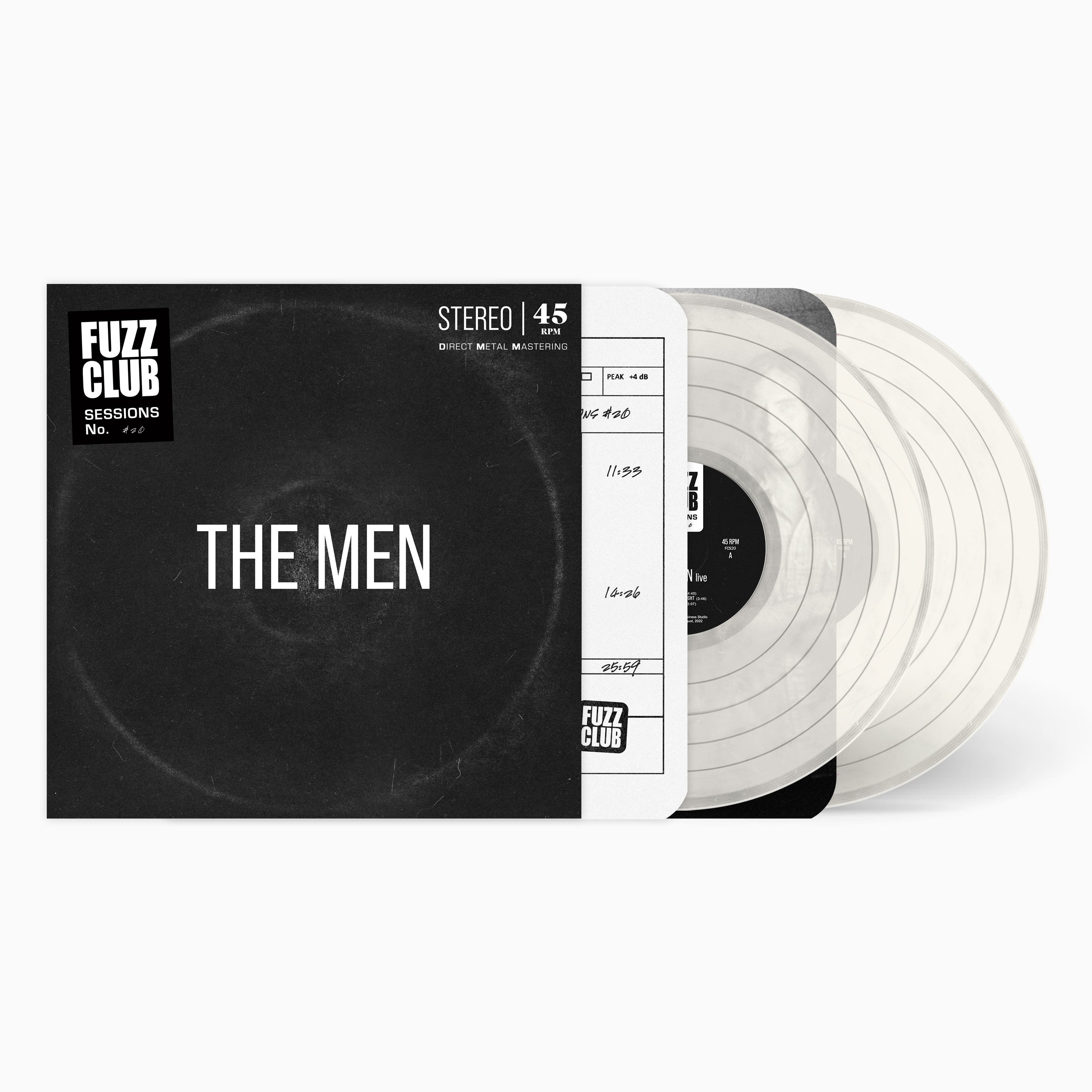 The Men - Fuzz Club Session: Limited Milky Clear Vinyl 2LP