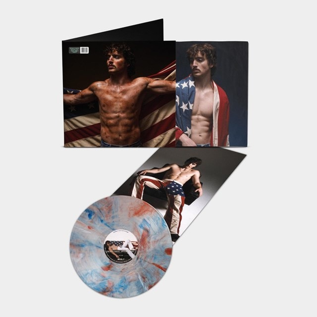 Benson Boone - American Heart: Red, White, and Blue Marble on Translucent Clear Vinyl LP