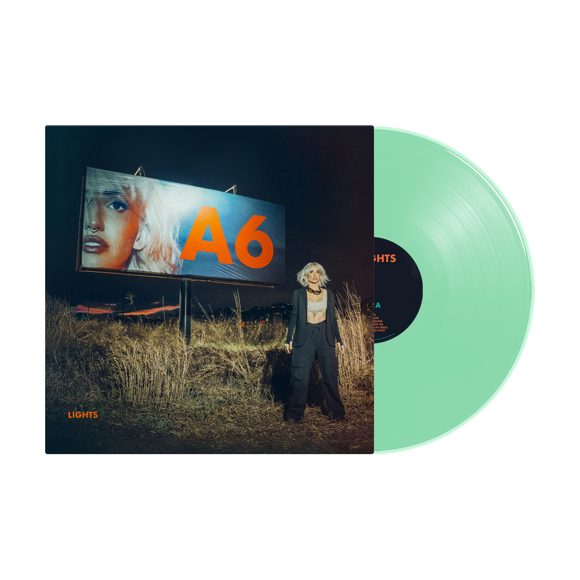 Lights - A6: Glow In The Dark Green Vinyl LP