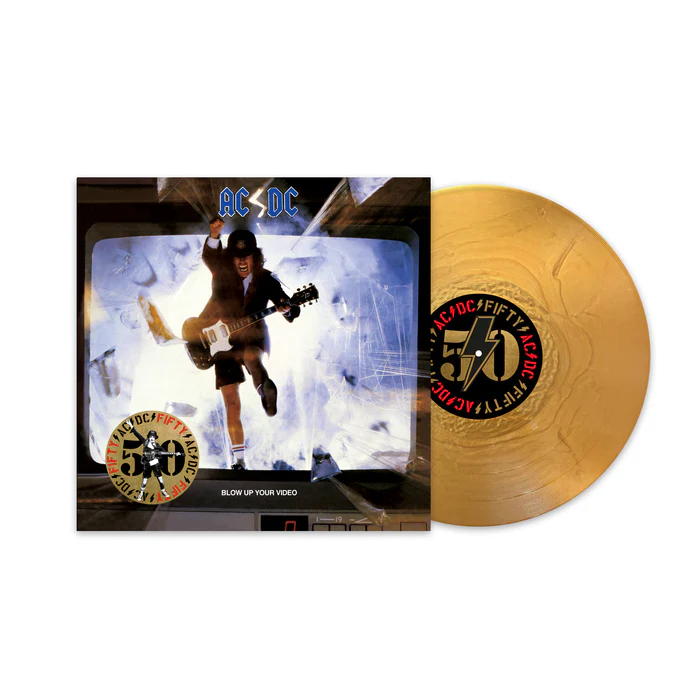 AC/DC - Blow Up Your Video (50th Anniversary): Gold Vinyl LP