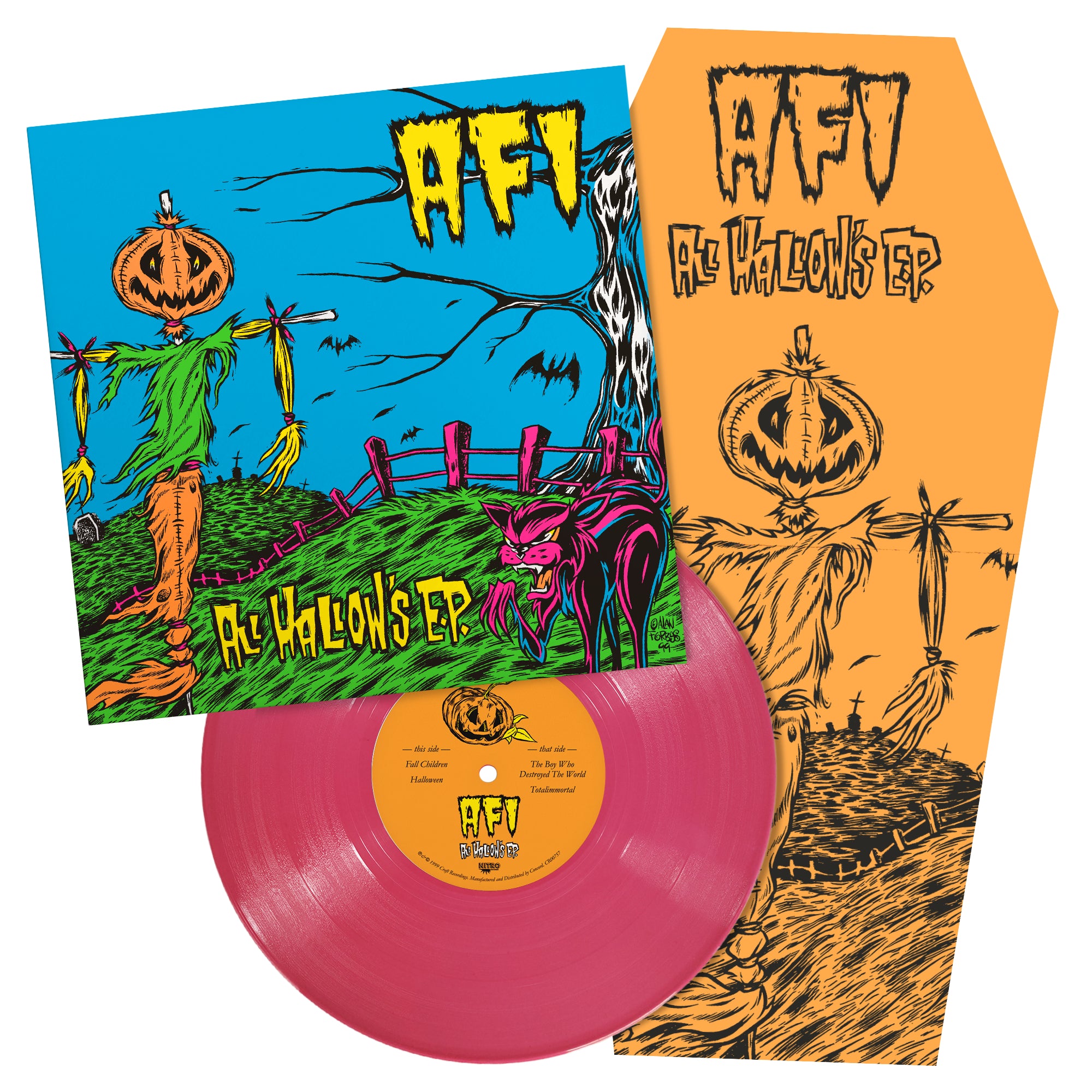 AFI - All Hallow’s E.P. (25th Anniversary): Limited Pink Vinyl LP ...