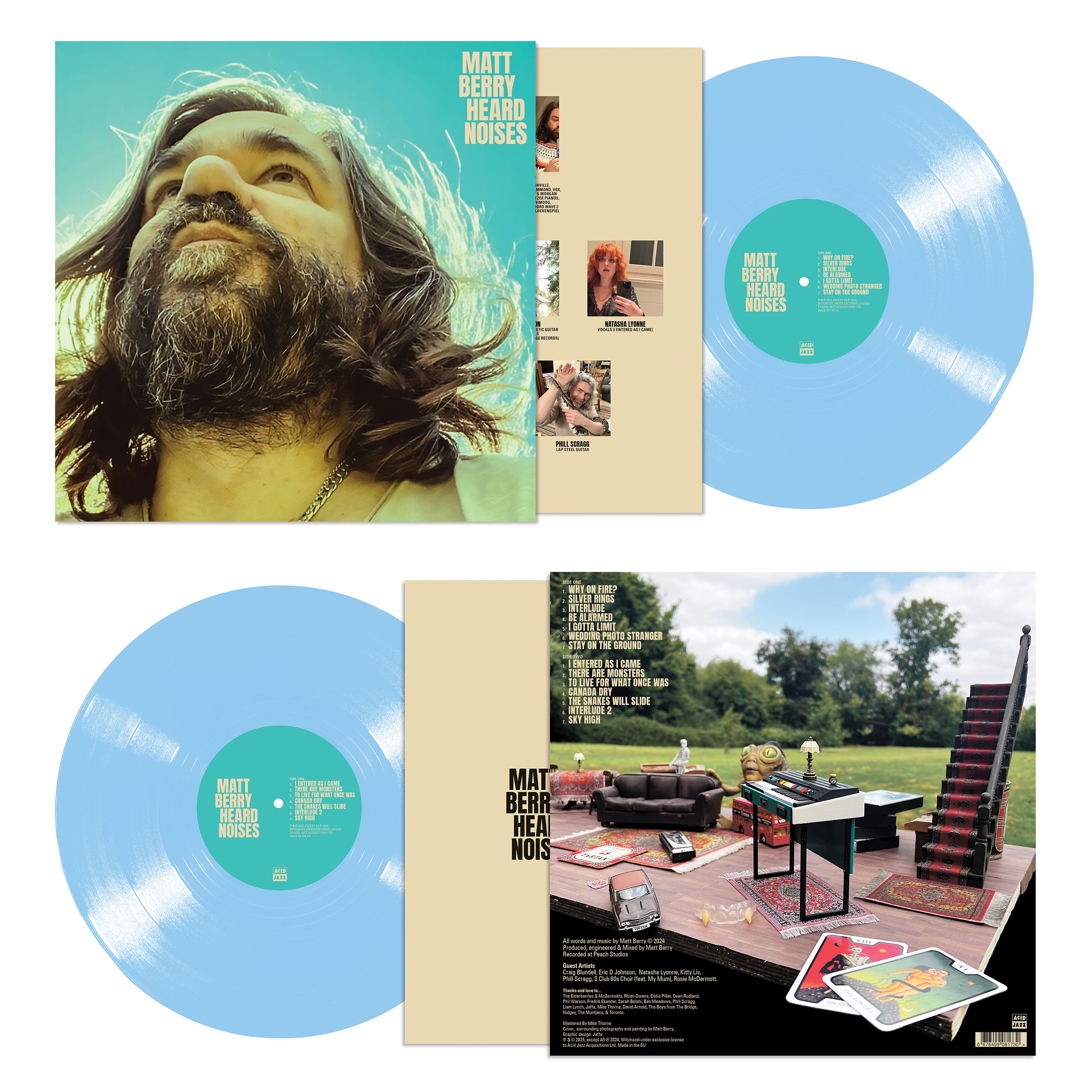 Matt Berry - Heard Noises: Limited Blue Vinyl LP