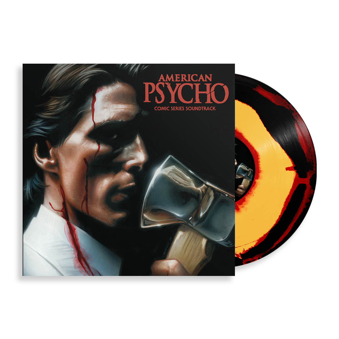 Various Artists - American Psycho (Comic Series Soundtrack): Limited Apple Red, Beer & Black Galaxy Vinyl LP