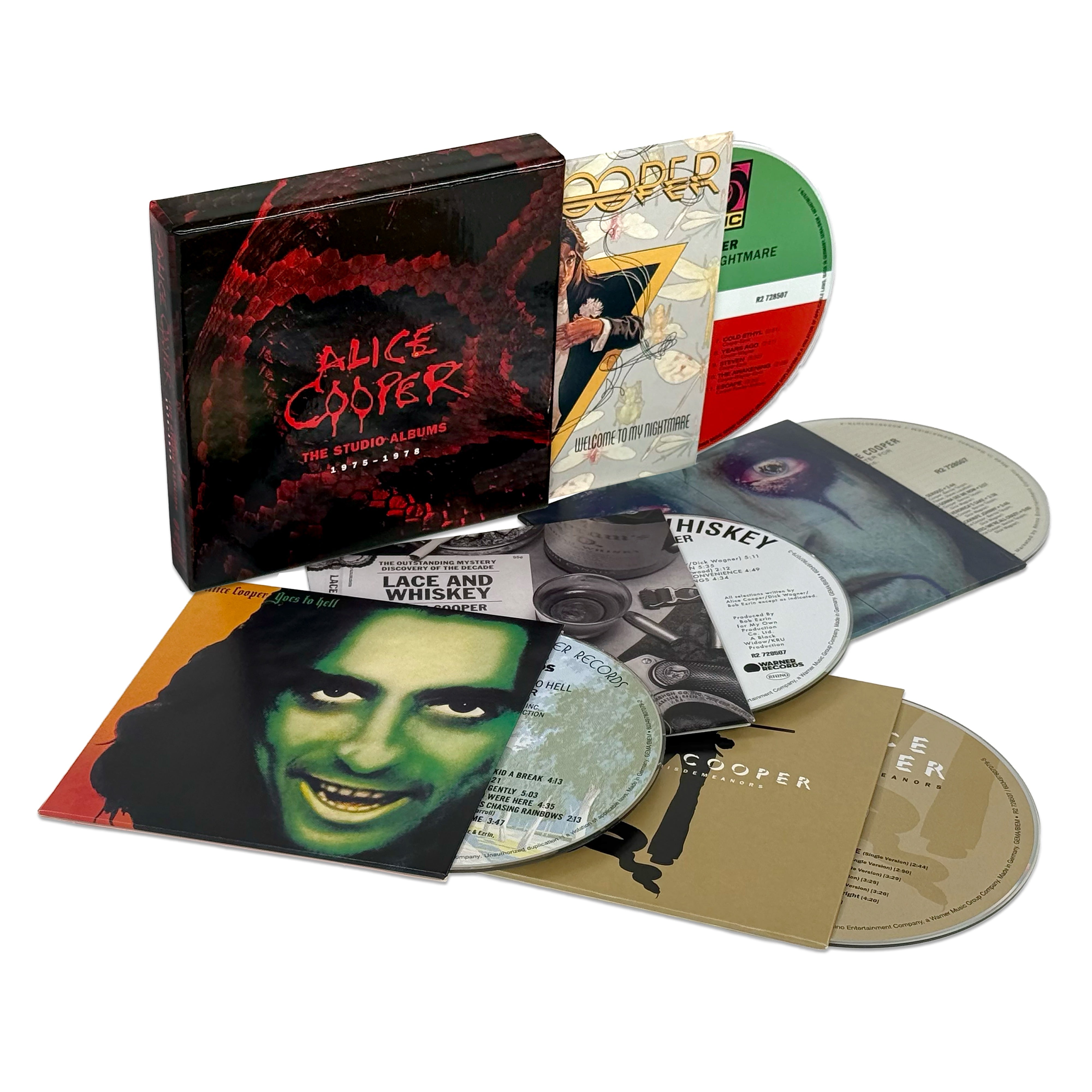 Alice Cooper - The Studio Albums: 1975 - 1978: 5CD Box Set