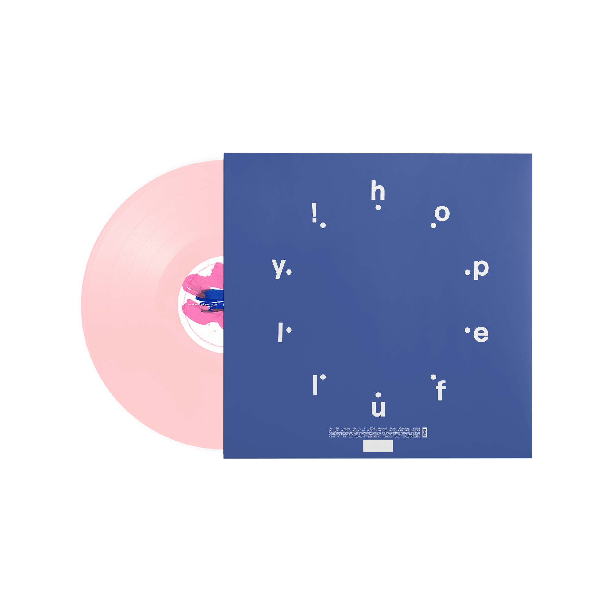 Loyle Carner - hopefully ! exclusive alternative artwork rose vinyl