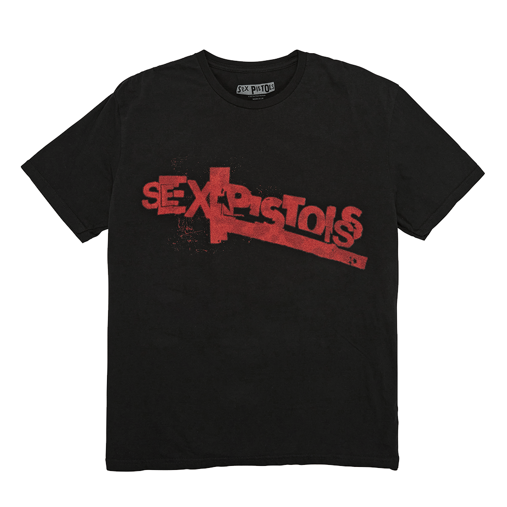 Sex Pistols - Anarchy in the UK Black Washed T-Shirt