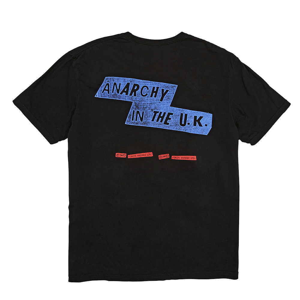 Sex Pistols - Anarchy in the UK Black Washed T-Shirt