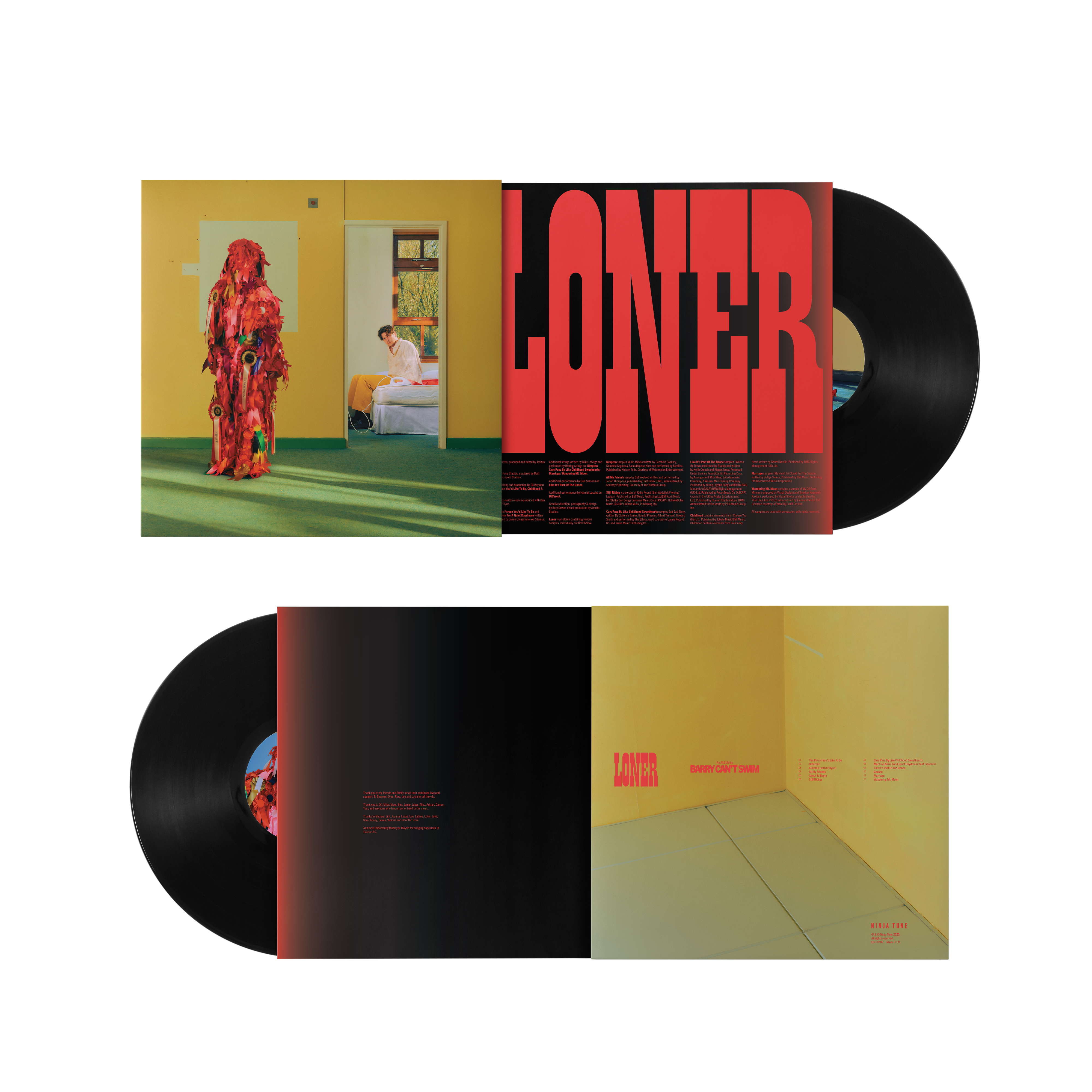 Barry Can’t Swim - Loner: Black Vinyl LP